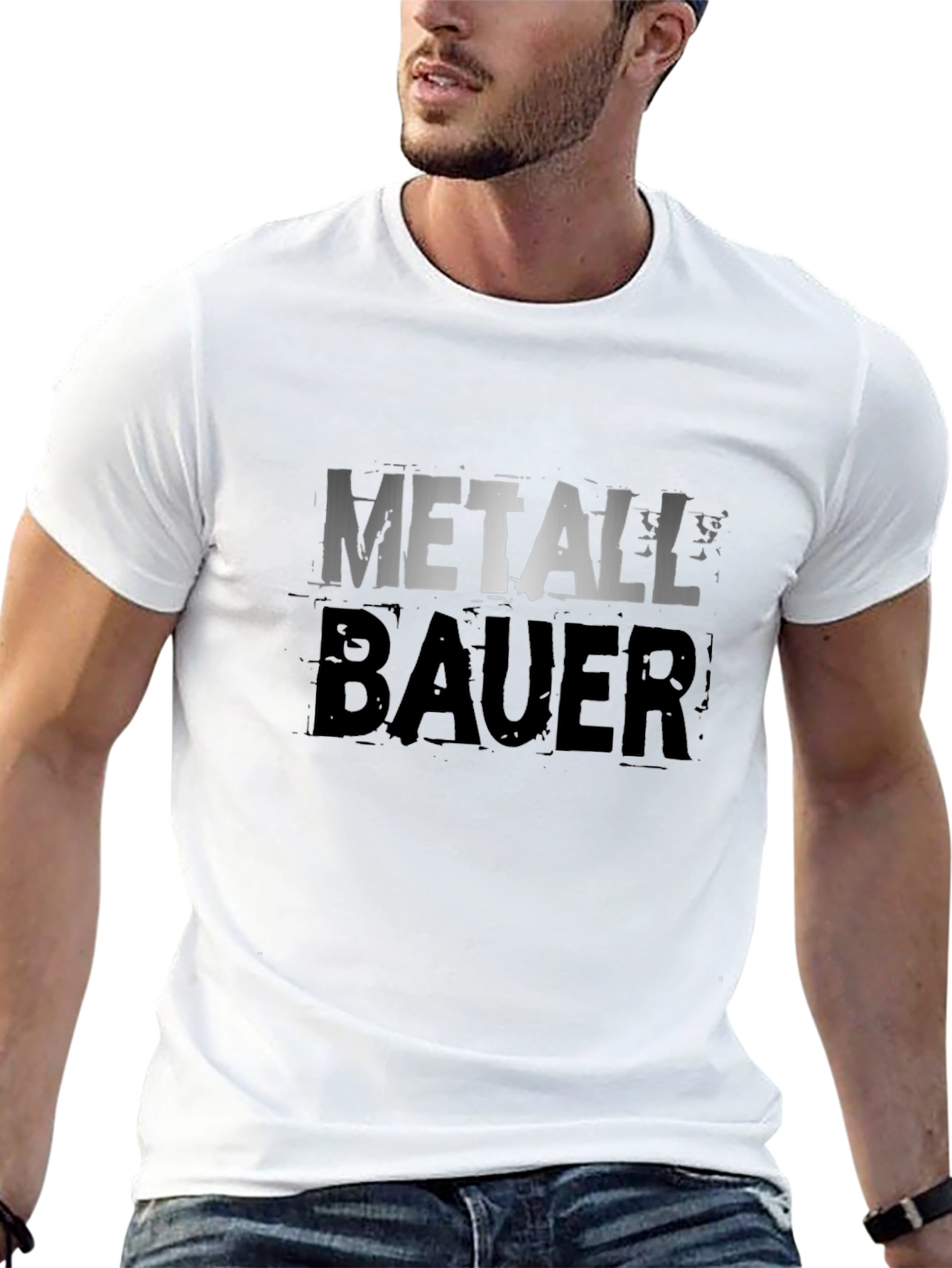 Metallbauer Black Graphic T-Shirt