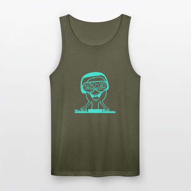 Cyber Sunglasses DJ Mixing Console Music Party Fun