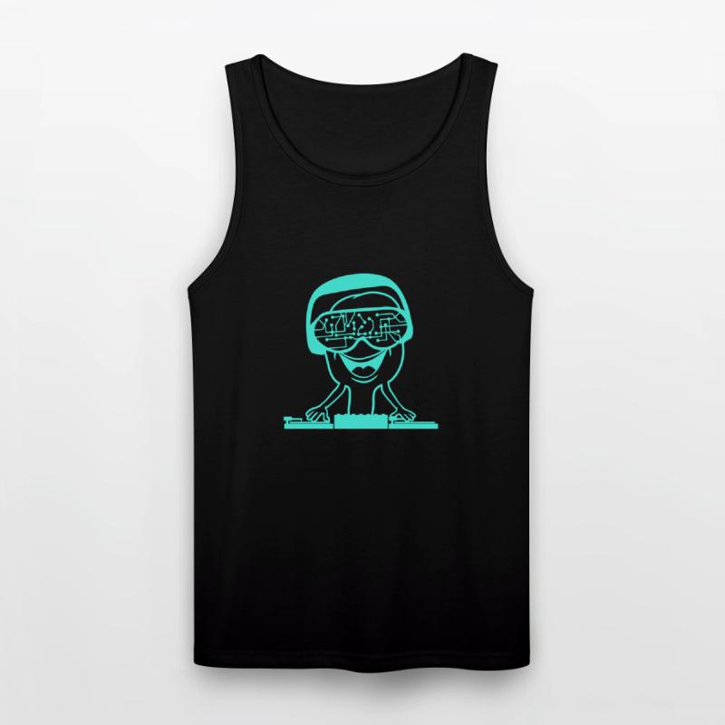 Cyber Sunglasses DJ Mixing Console Music Party Fun