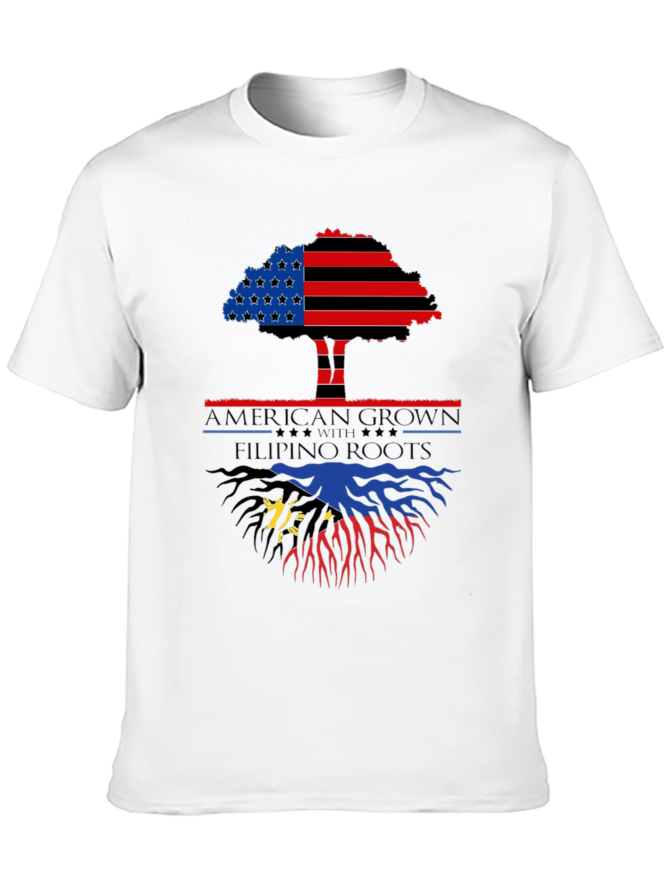 American Grown Filipino Roots T-Shirt