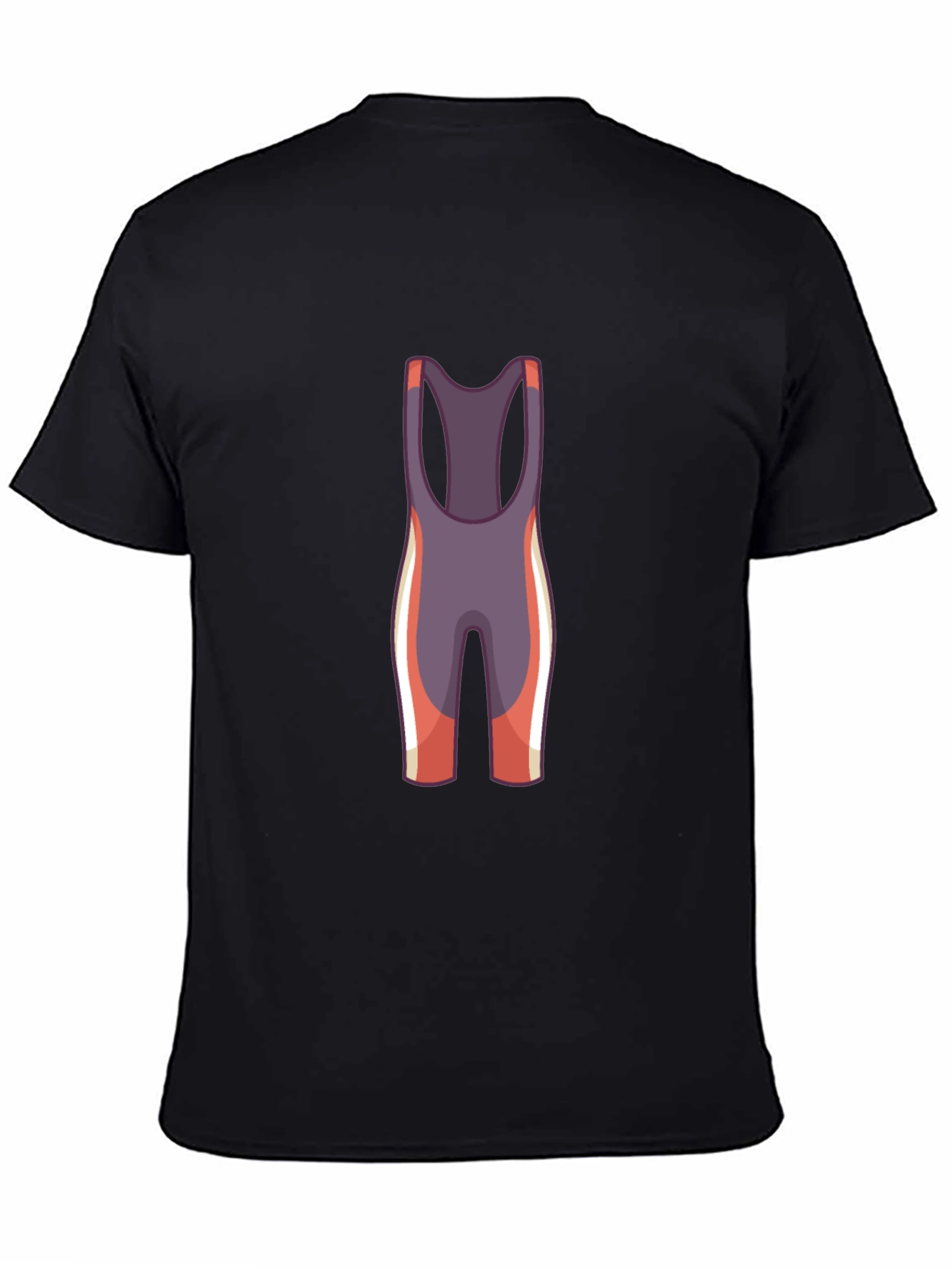 Wrestling Singlet Graphic Tee - Black