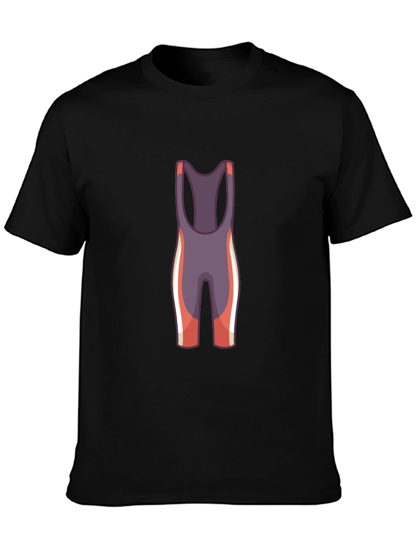 Wrestling Singlet Graphic Tee - Black