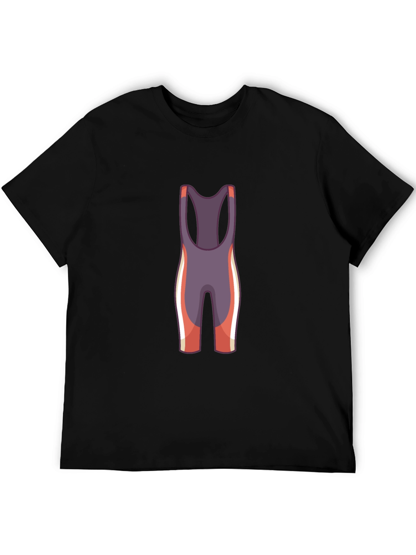 Wrestling Singlet Graphic Tee - Black