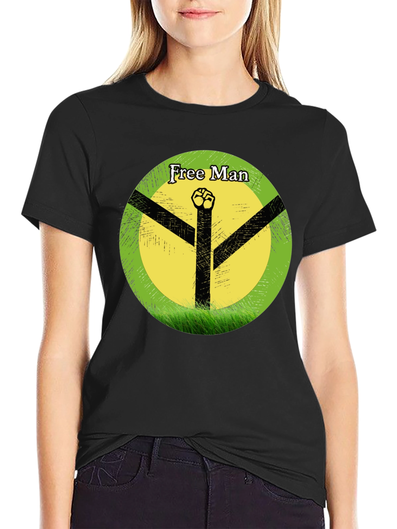 Free Man Graphic T-Shirt