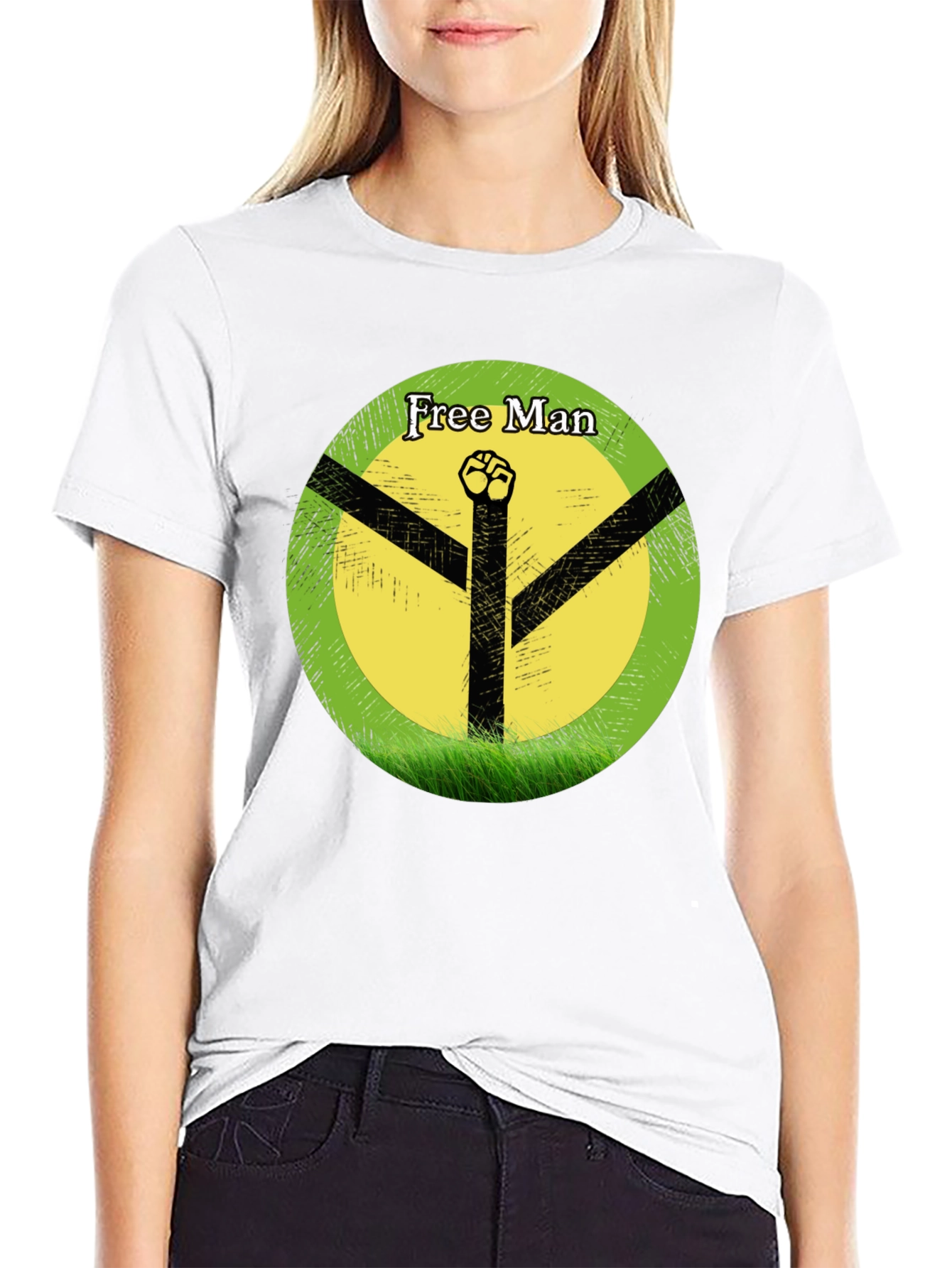Free Man Graphic T-Shirt