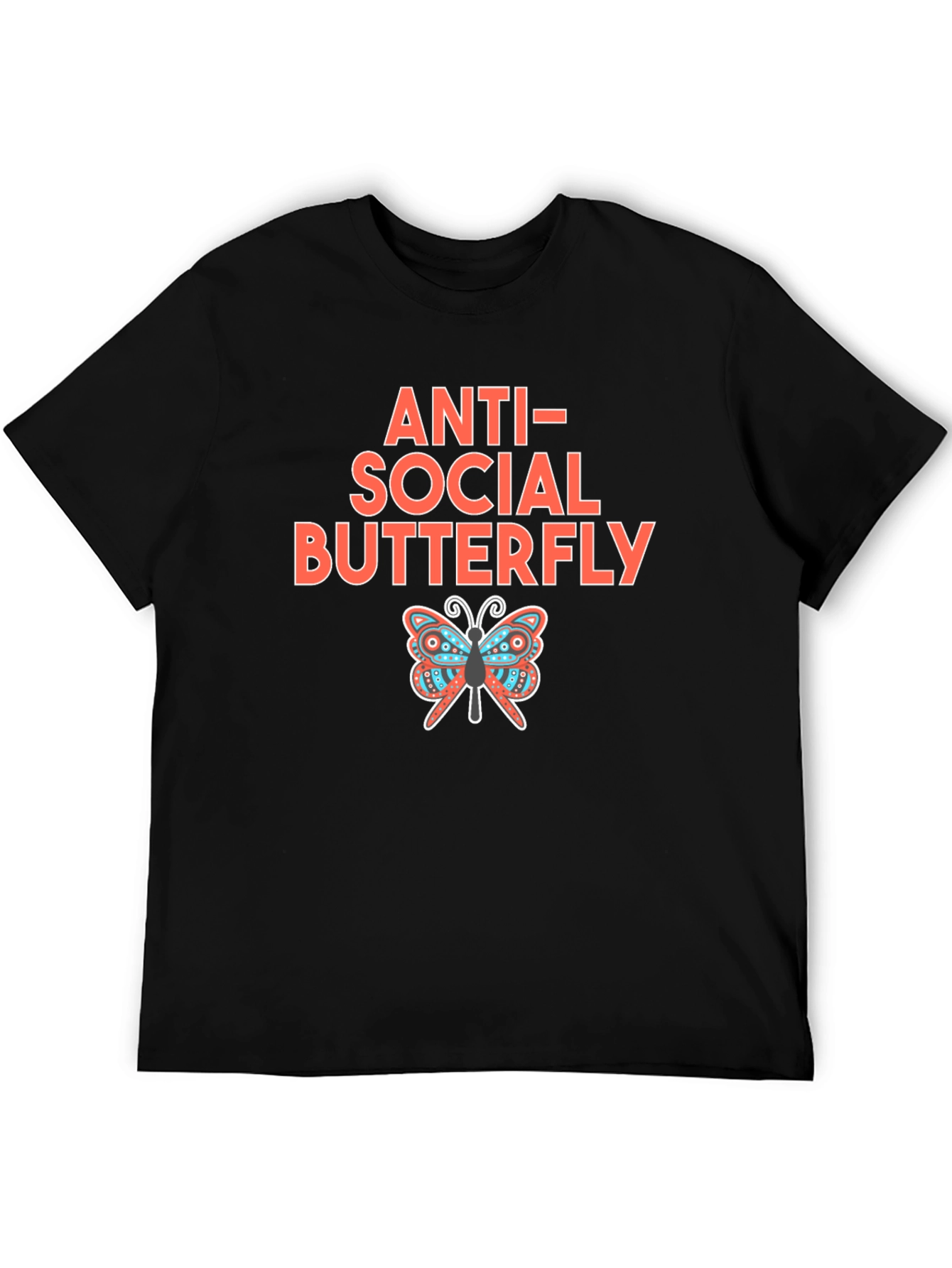 Anti-Social Butterfly Graphic Tee