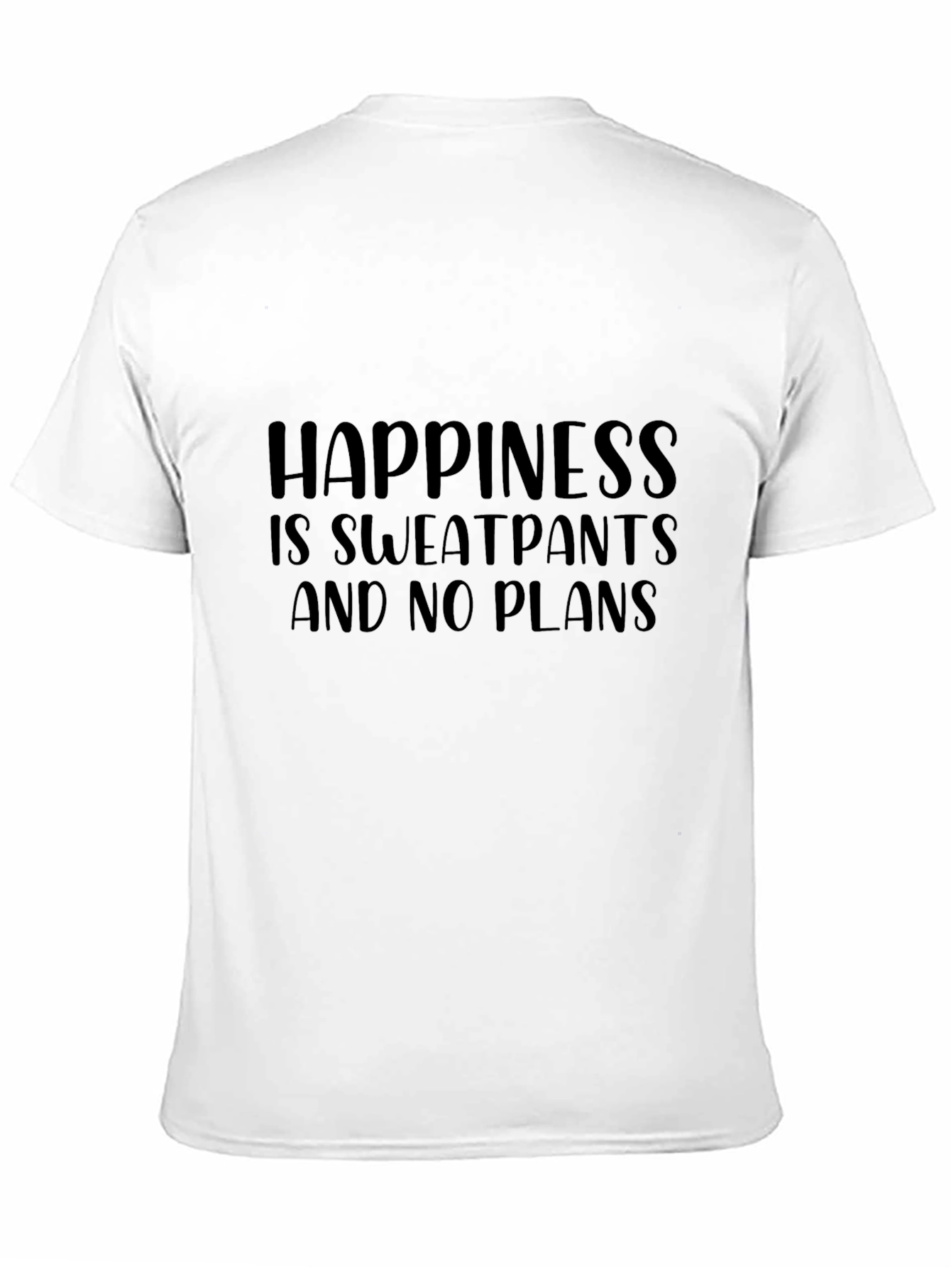 Happiness Sweatpants No Plans Graphic Tee