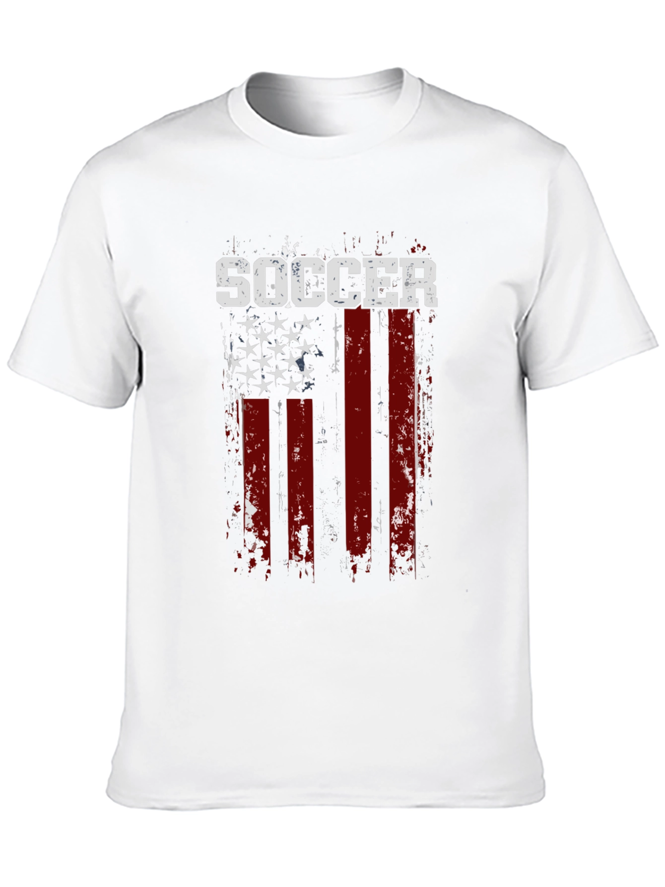 Soccer USA Flag Graphic T-Shirt