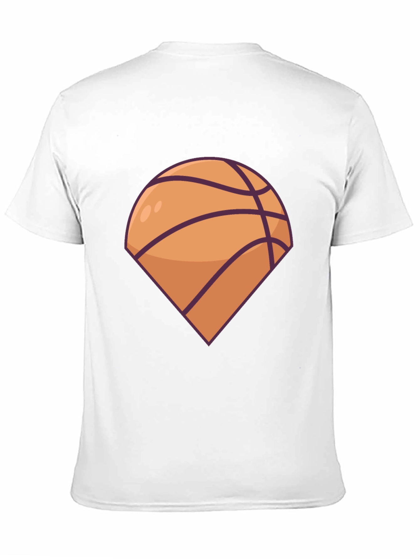 Basketball Graphic Tee - Black Casual T-Shirt
