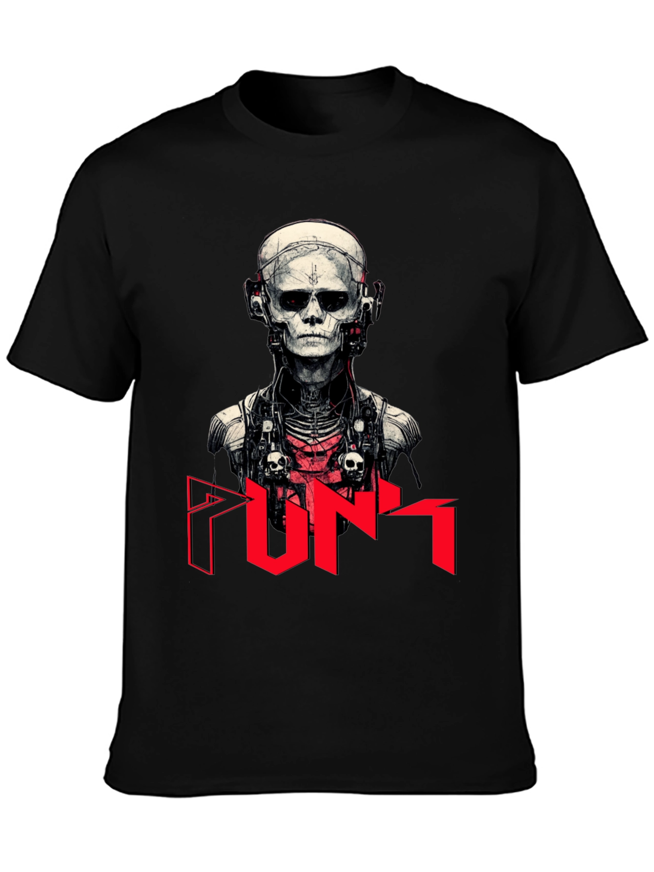 Cyberpunk Skeleton Graphic Tee