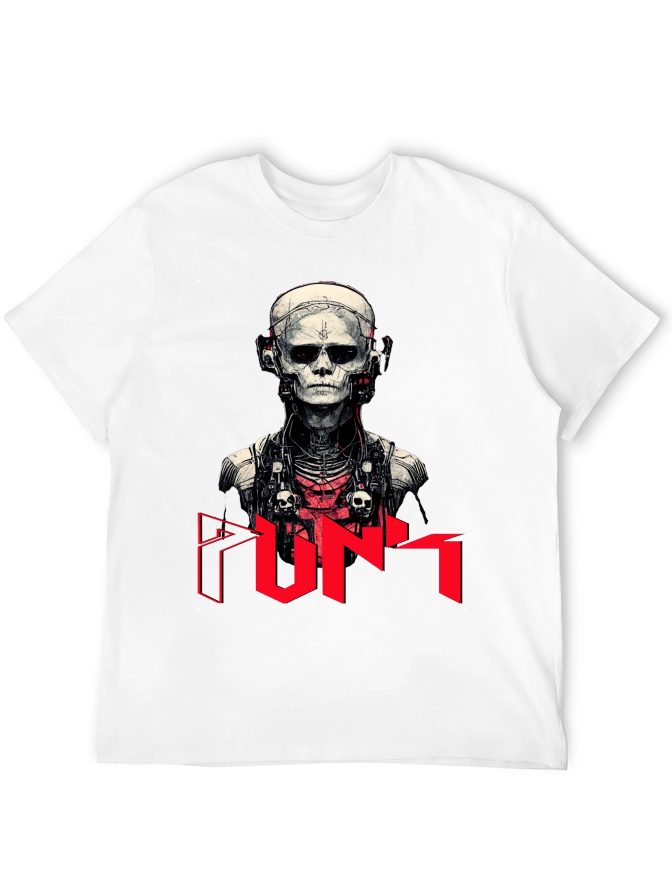 Cyberpunk Skeleton Graphic Tee