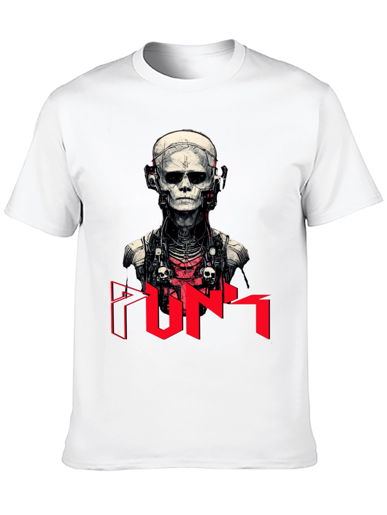 Cyberpunk Skeleton Graphic Tee