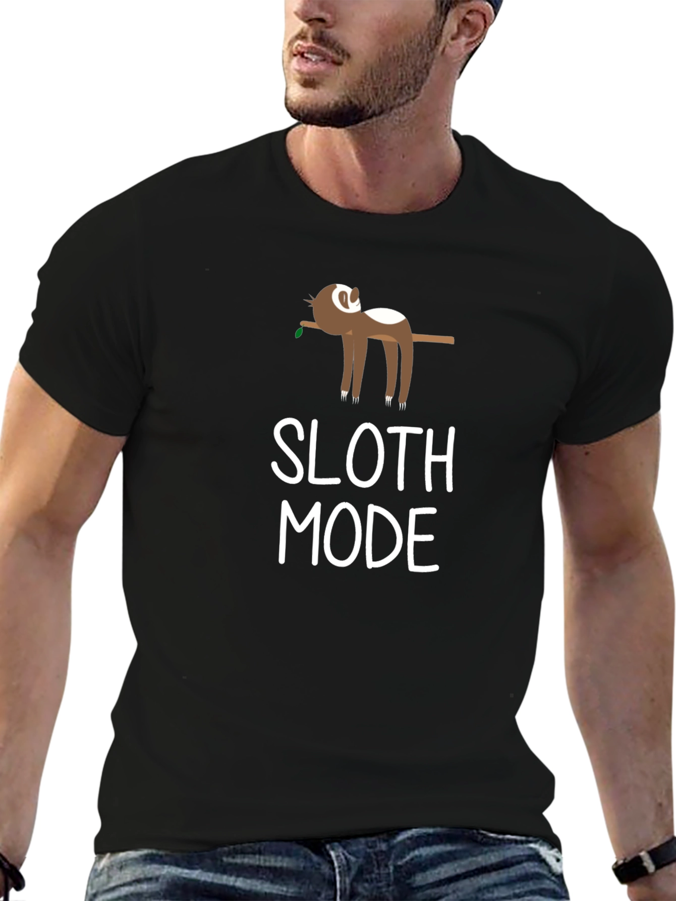 Sloth Mode Graphic Tee - Relaxed Fit