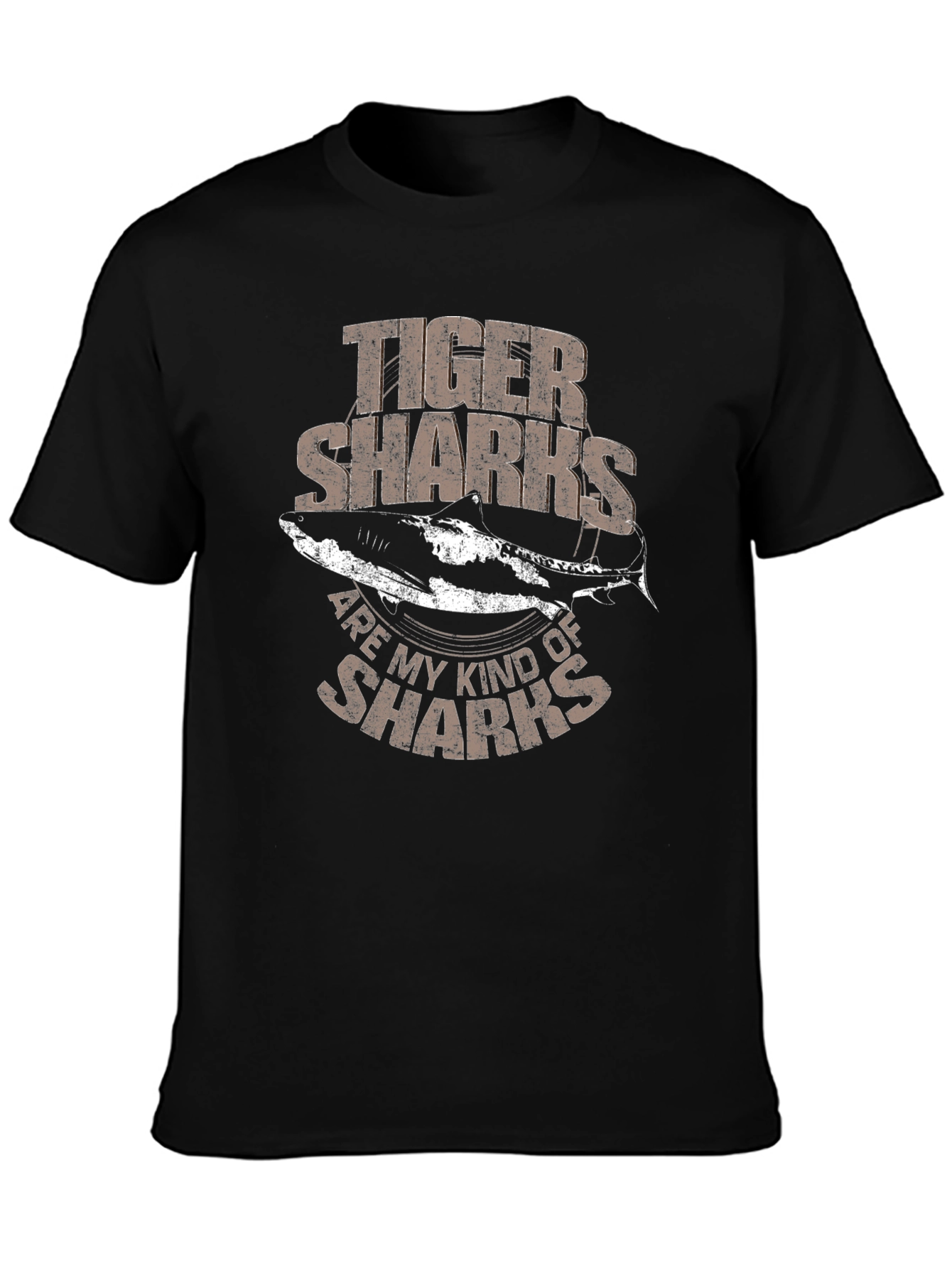 Tiger Sharks Graphic Tee - Mens Black T-Shirt