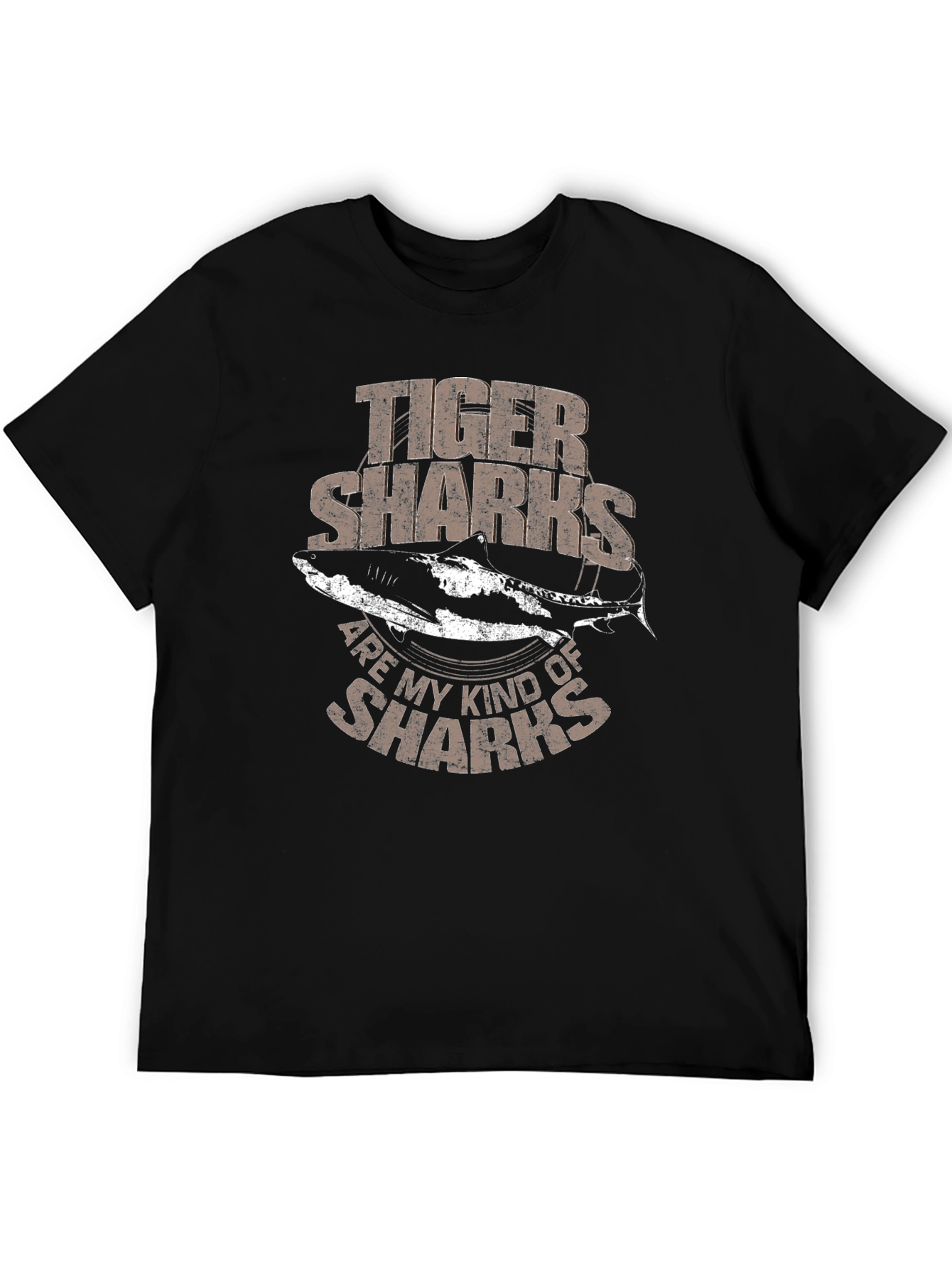 Tiger Sharks Graphic Tee - Mens Black T-Shirt