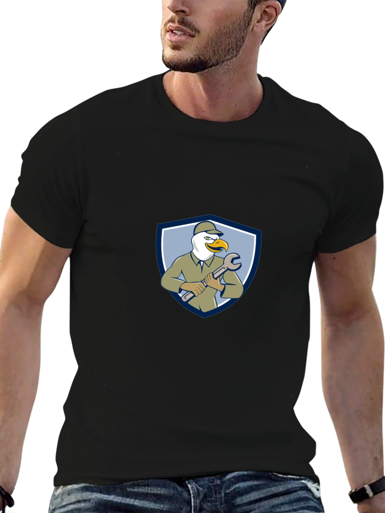 Seagull Mechanic Black T-Shirt
