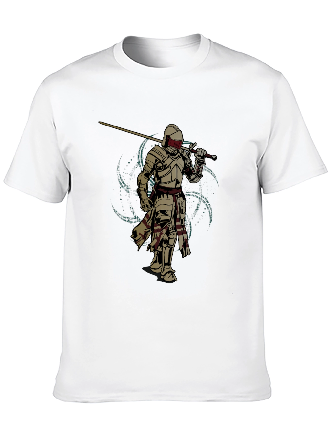 Knight Sword Graphic Tee - Black