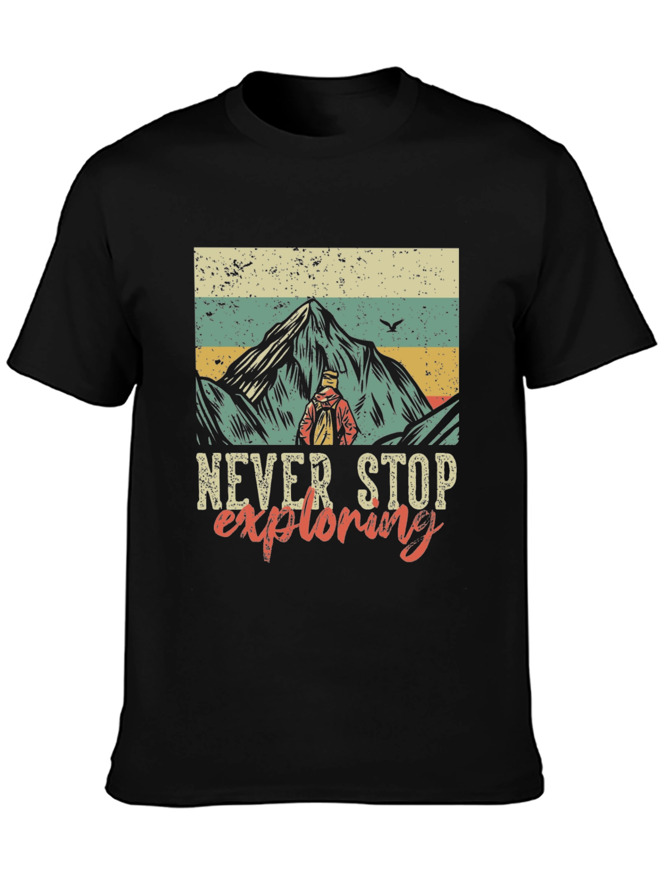 Never Stop Exploring Graphic T-Shirt