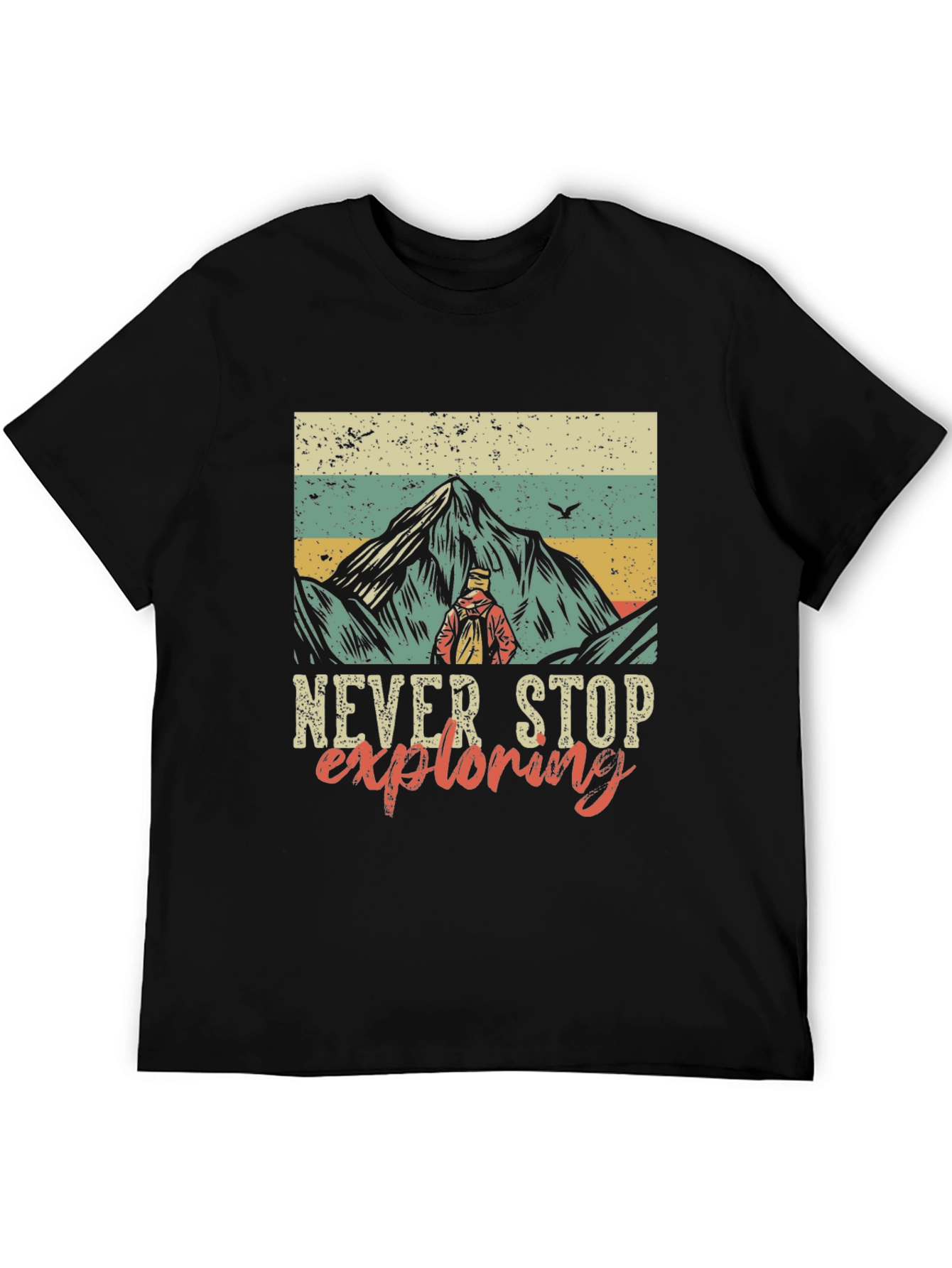 Never Stop Exploring Graphic T-Shirt