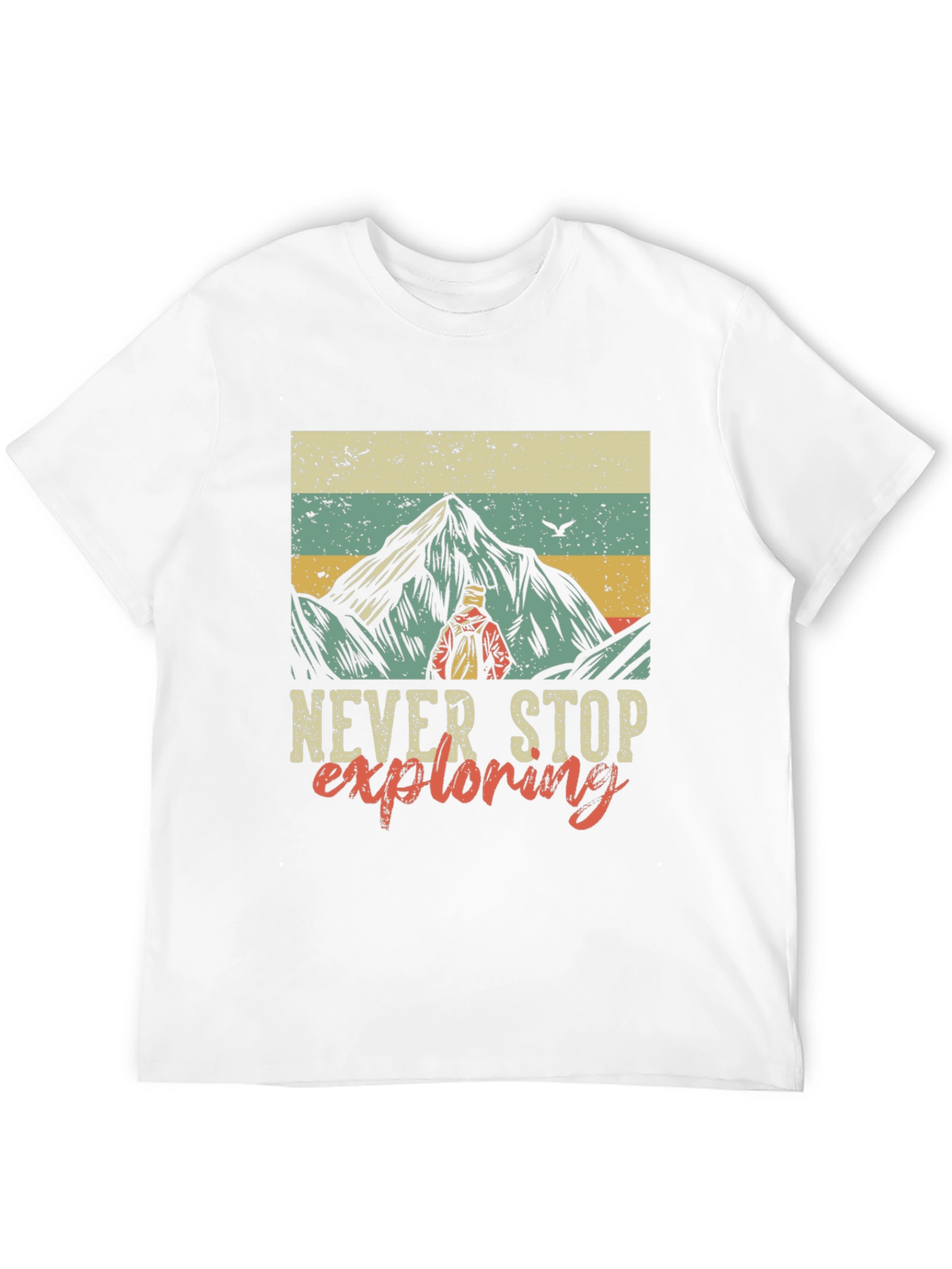 Never Stop Exploring Graphic T-Shirt