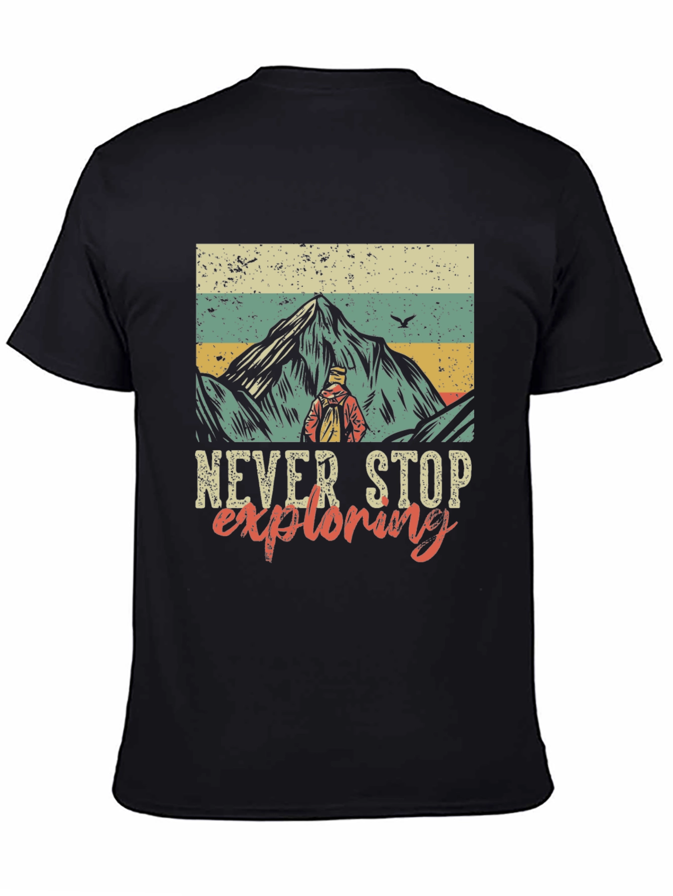 Never Stop Exploring Graphic T-Shirt