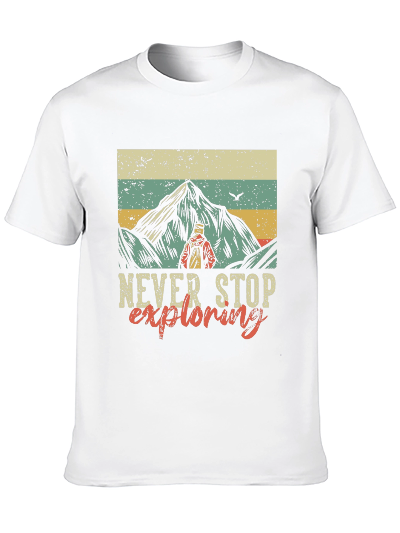 Never Stop Exploring Graphic T-Shirt