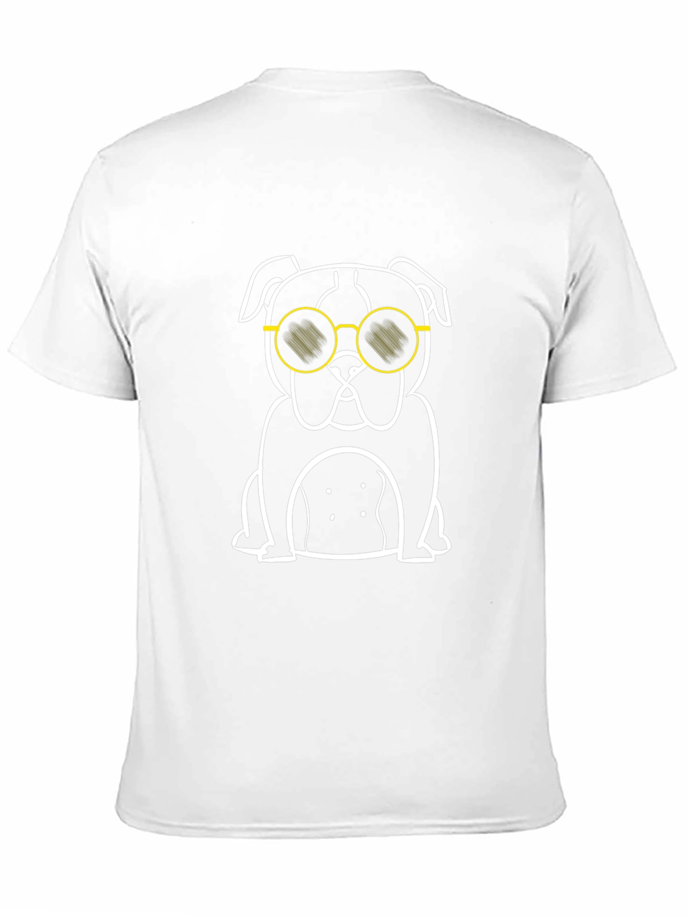 Cool Bulldog Graphic T-Shirt - Black