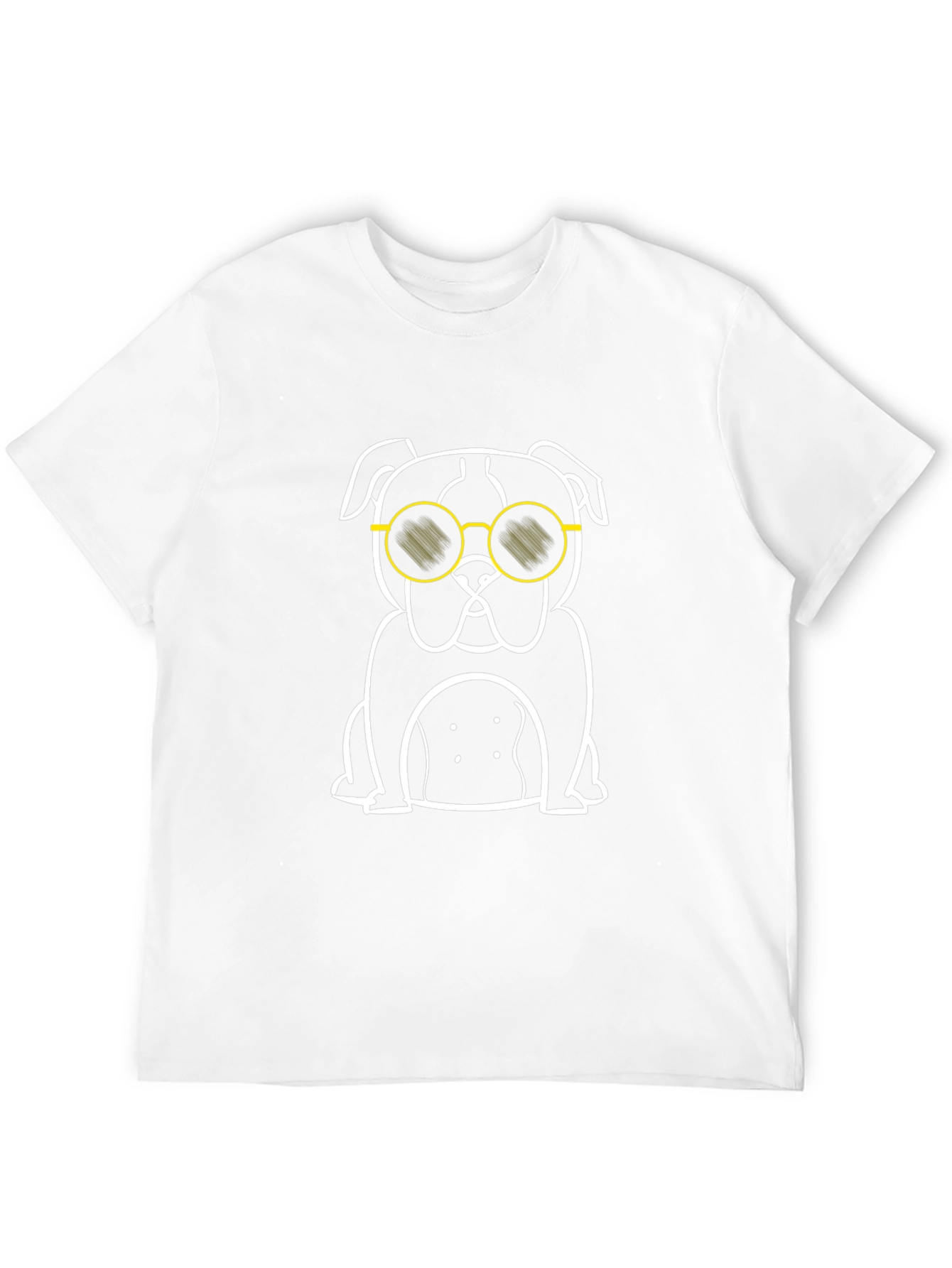 Cool Bulldog Graphic T-Shirt - Black