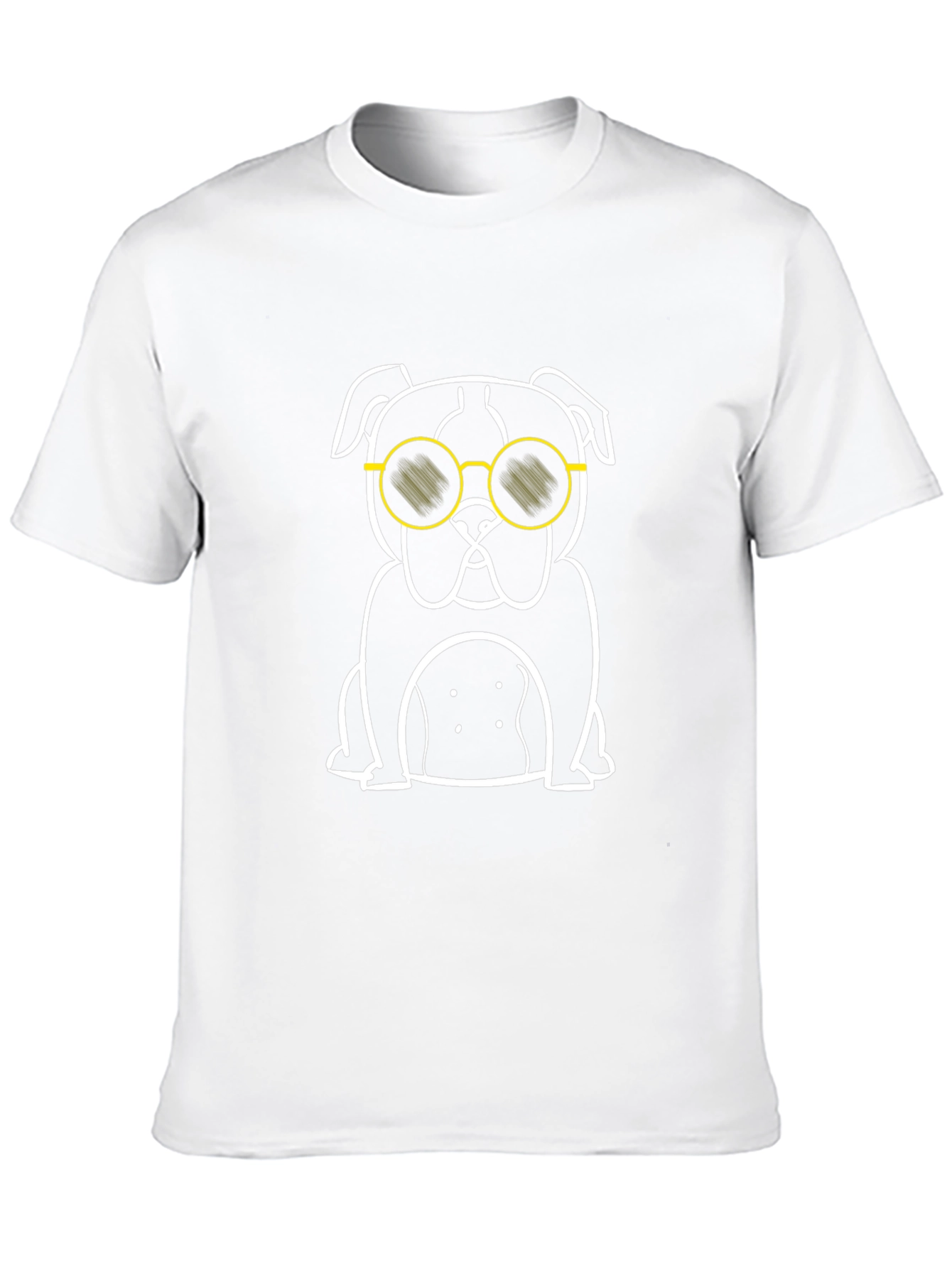 Cool Bulldog Graphic T-Shirt - Black