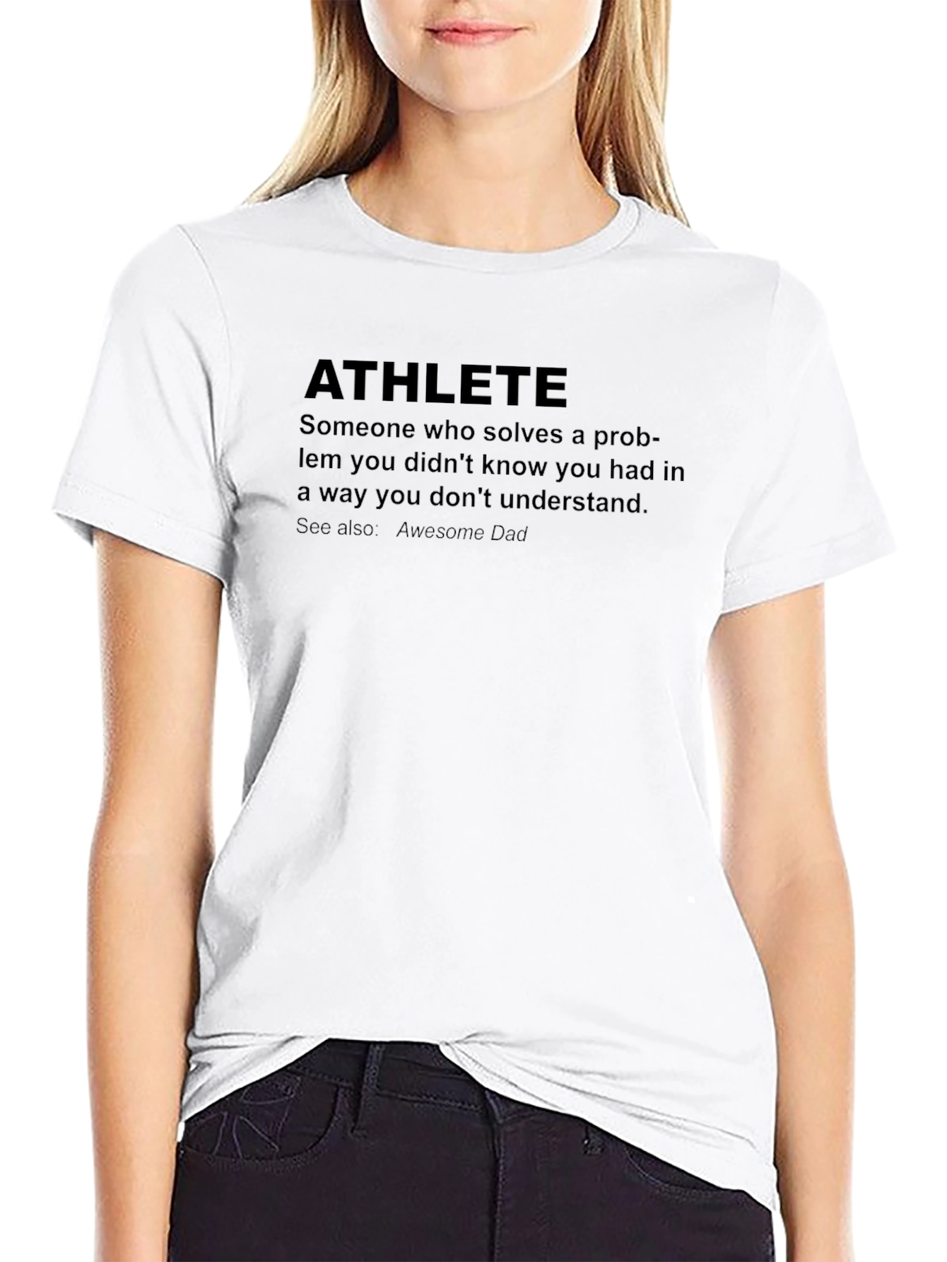 Athlete Definition T-Shirt - Funny Dad Gift