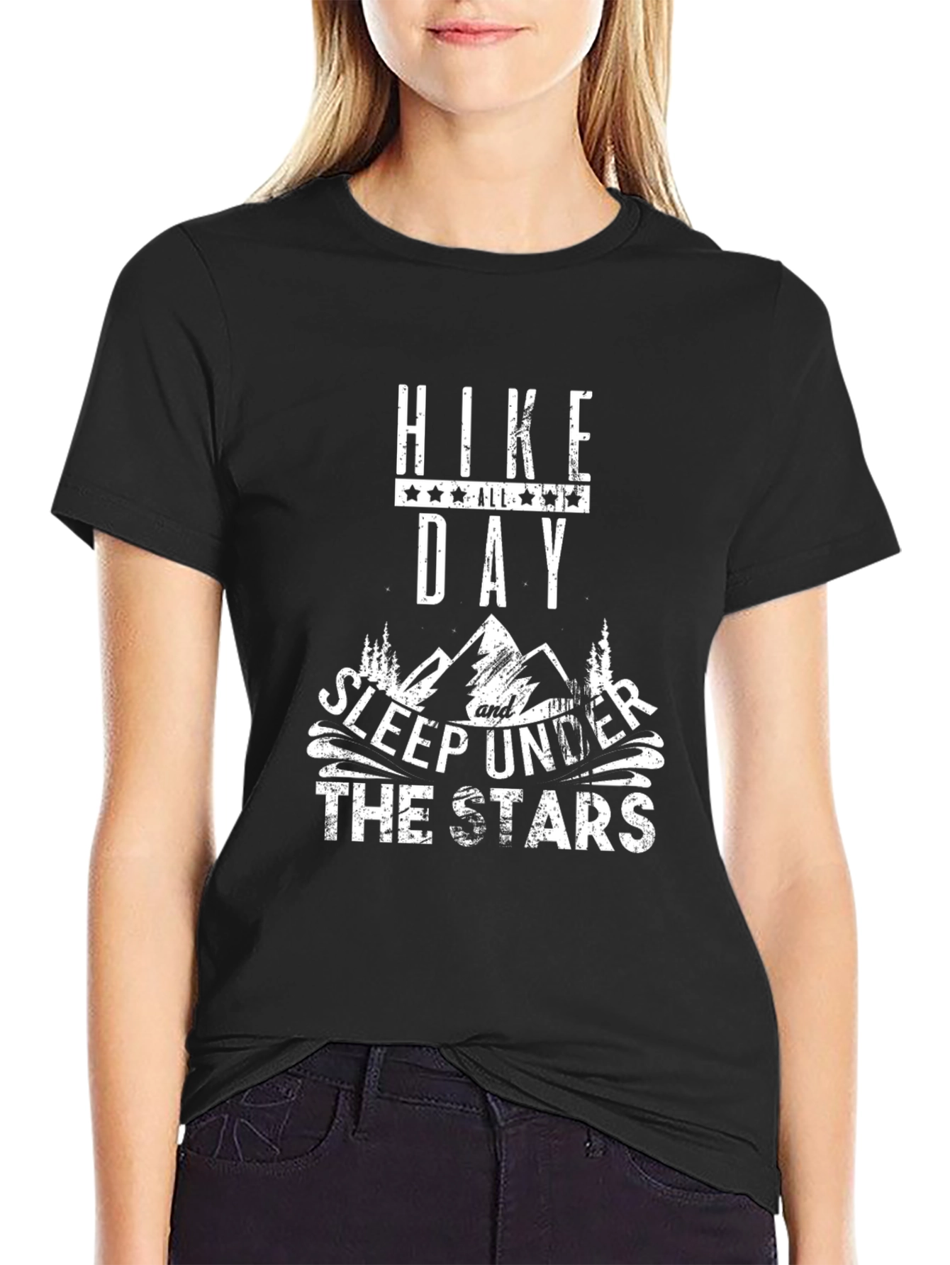 Hike Day & Sleep Under the Stars Graphic T-Shirt