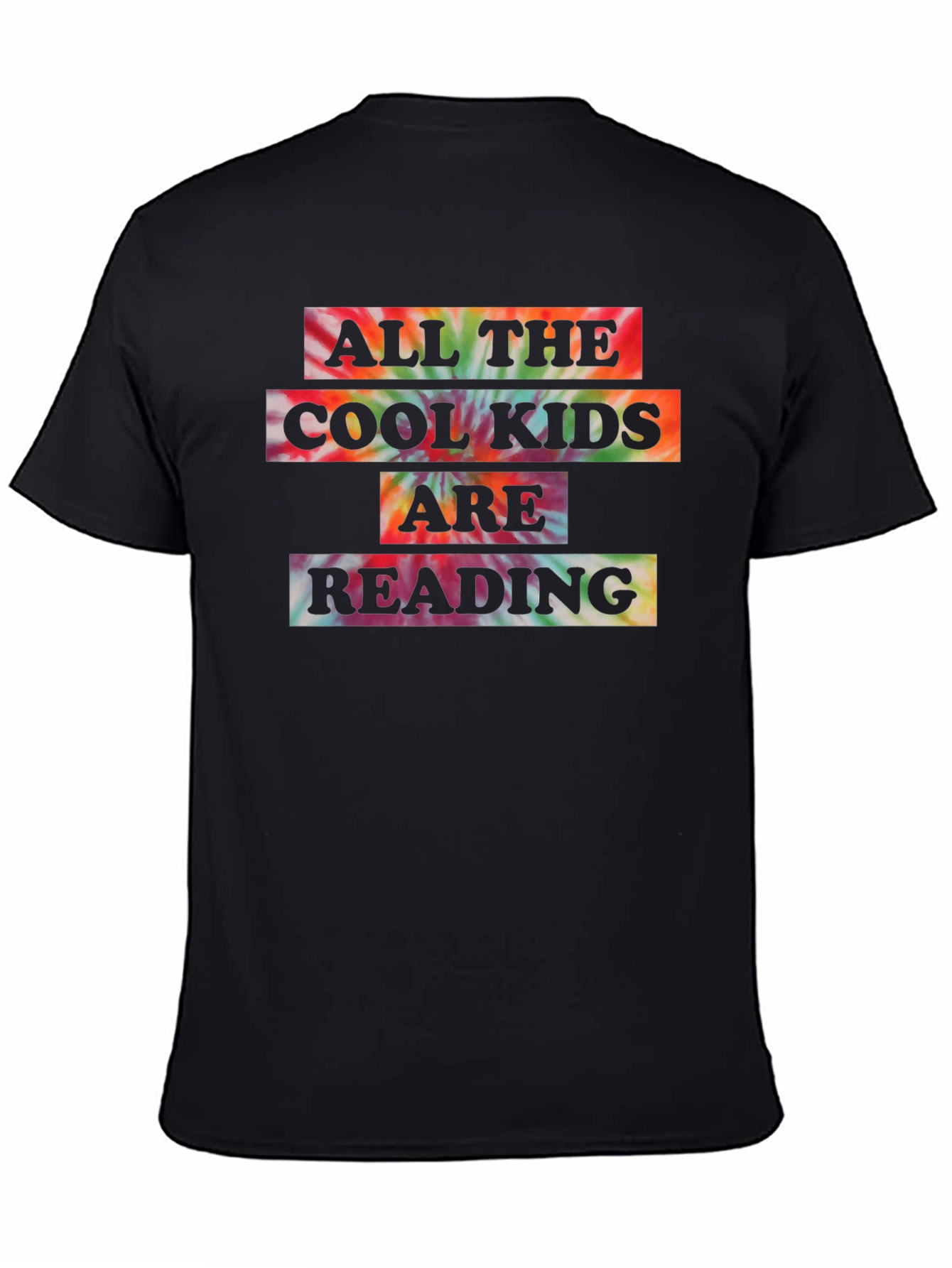 All The Cool Kids Reading Tie-Dye T-Shirt