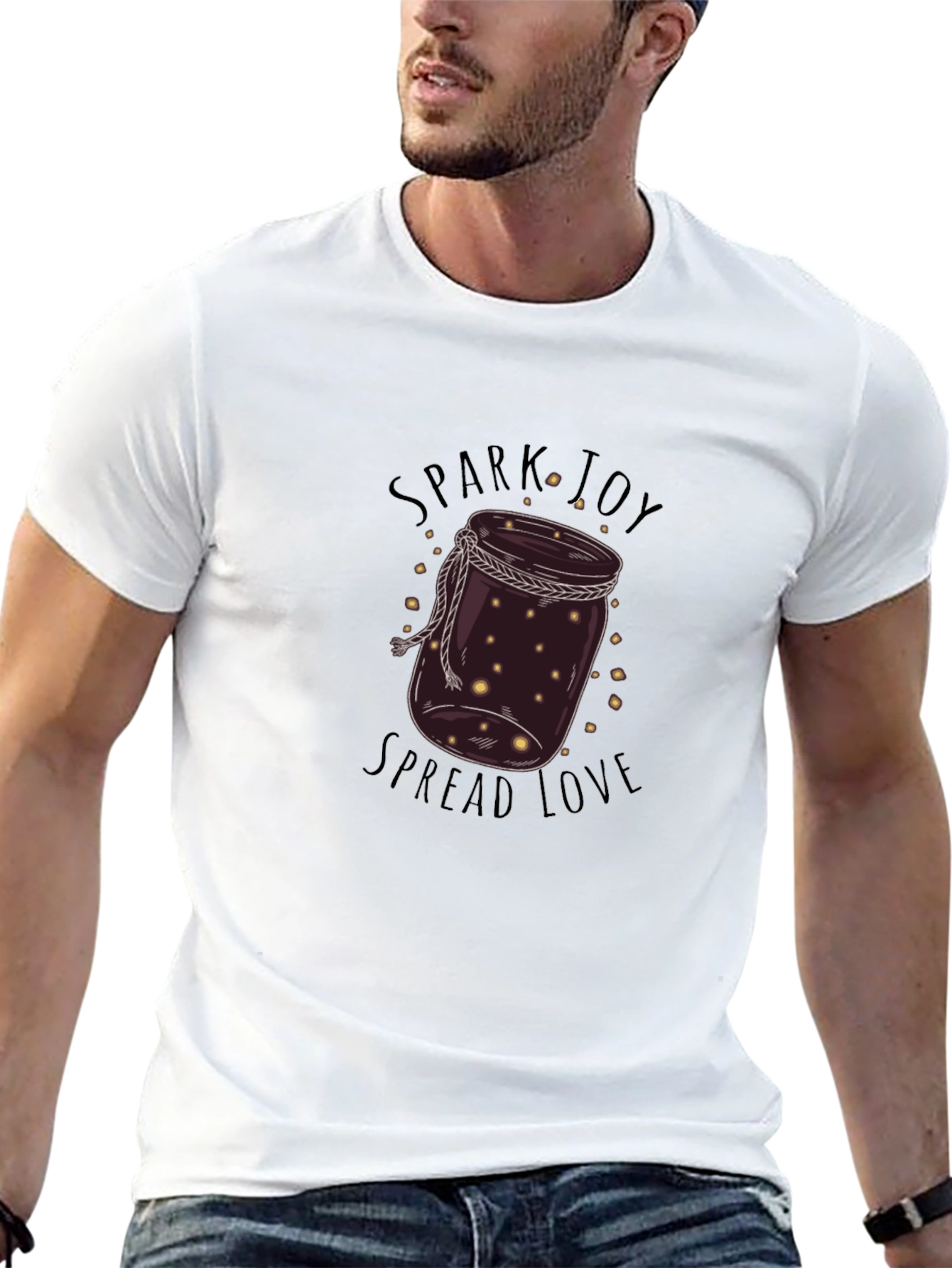 Spark Joy Spread Love Graphic T-Shirt