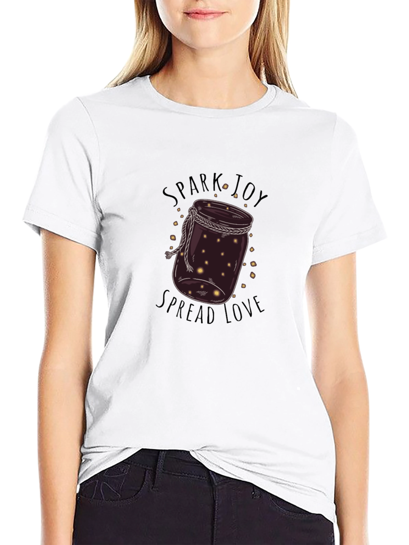 Spark Joy Spread Love Graphic T-Shirt