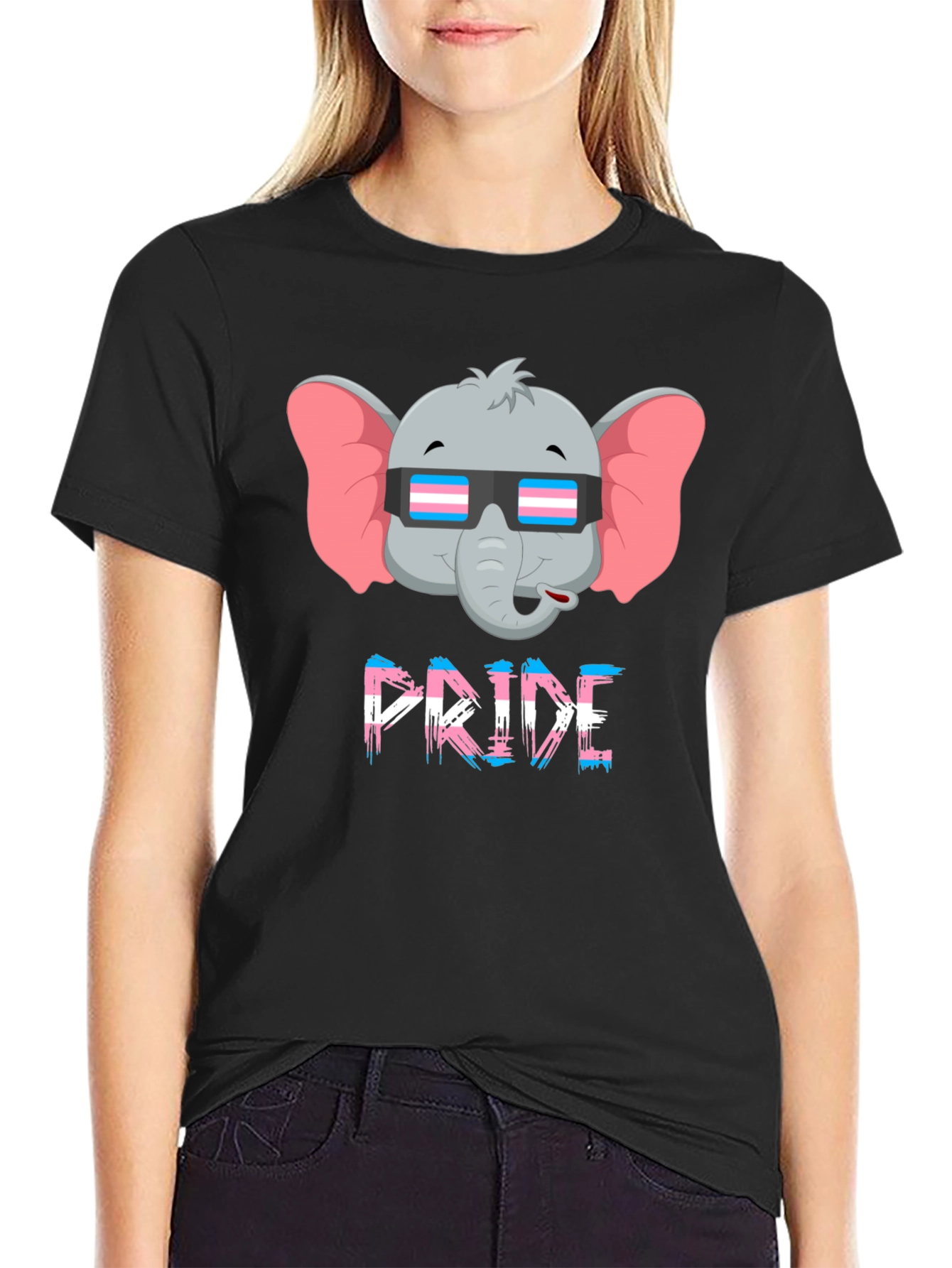 Pride Elephant T-Shirt - Transgender Pride