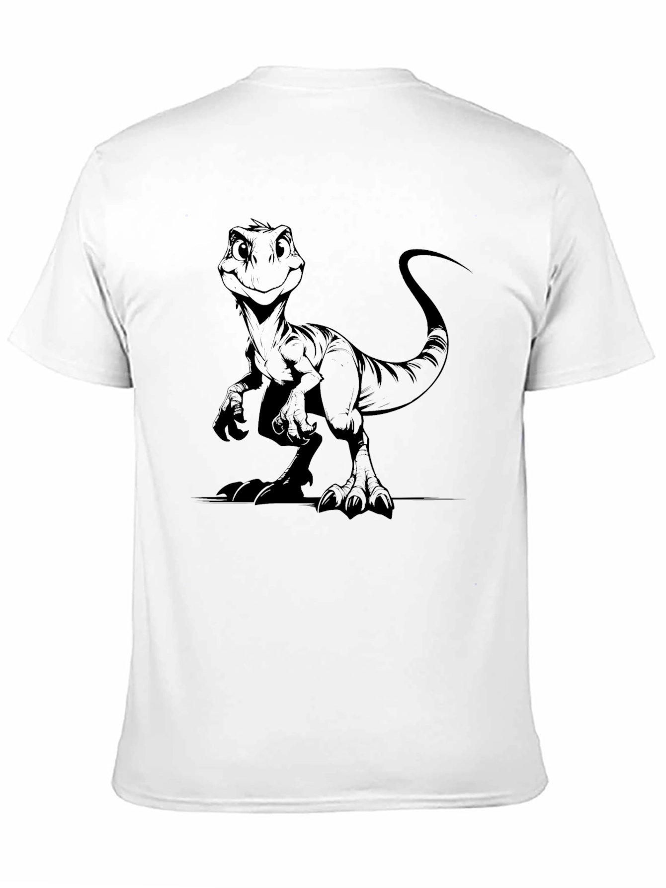 Dino T-Shirt - Black Cotton Blend