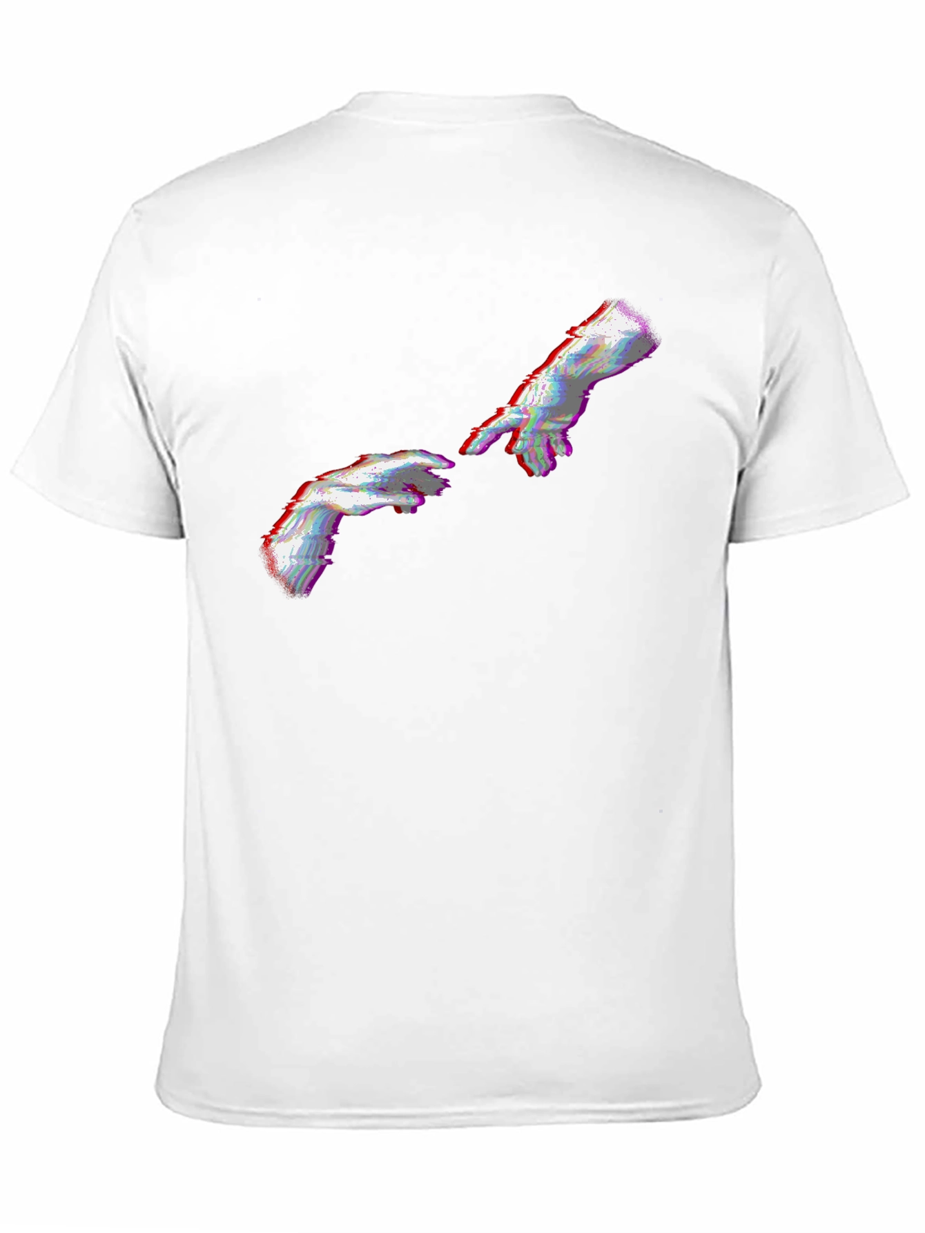 Creation of Adam Glitch T-Shirt - Black