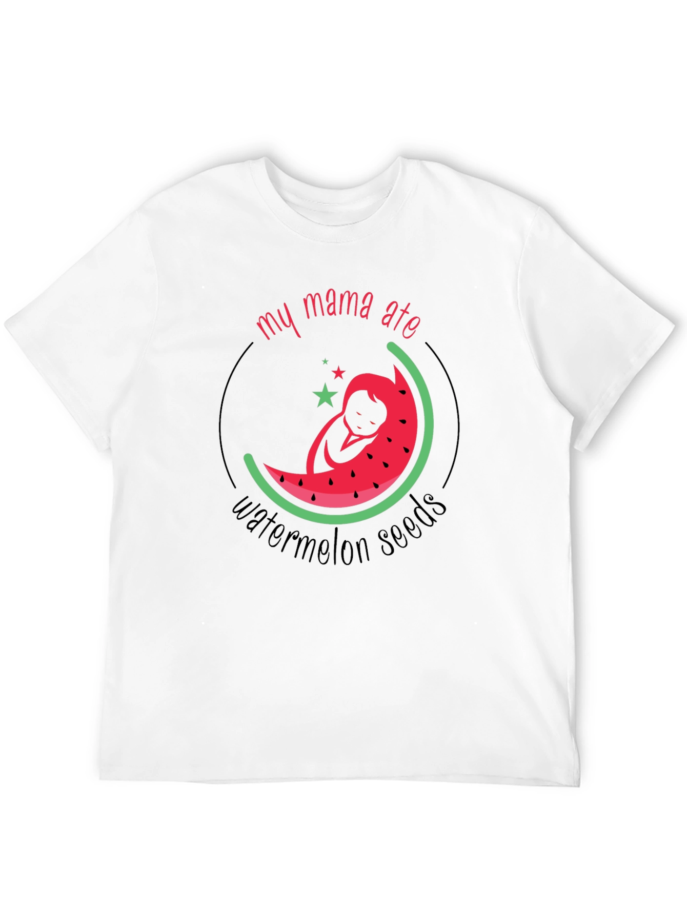 My Mama Ate Watermelon Seeds Pregnancy T-Shirt