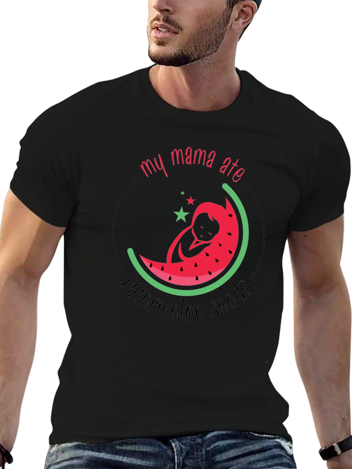My Mama Ate Watermelon Seeds Pregnancy T-Shirt