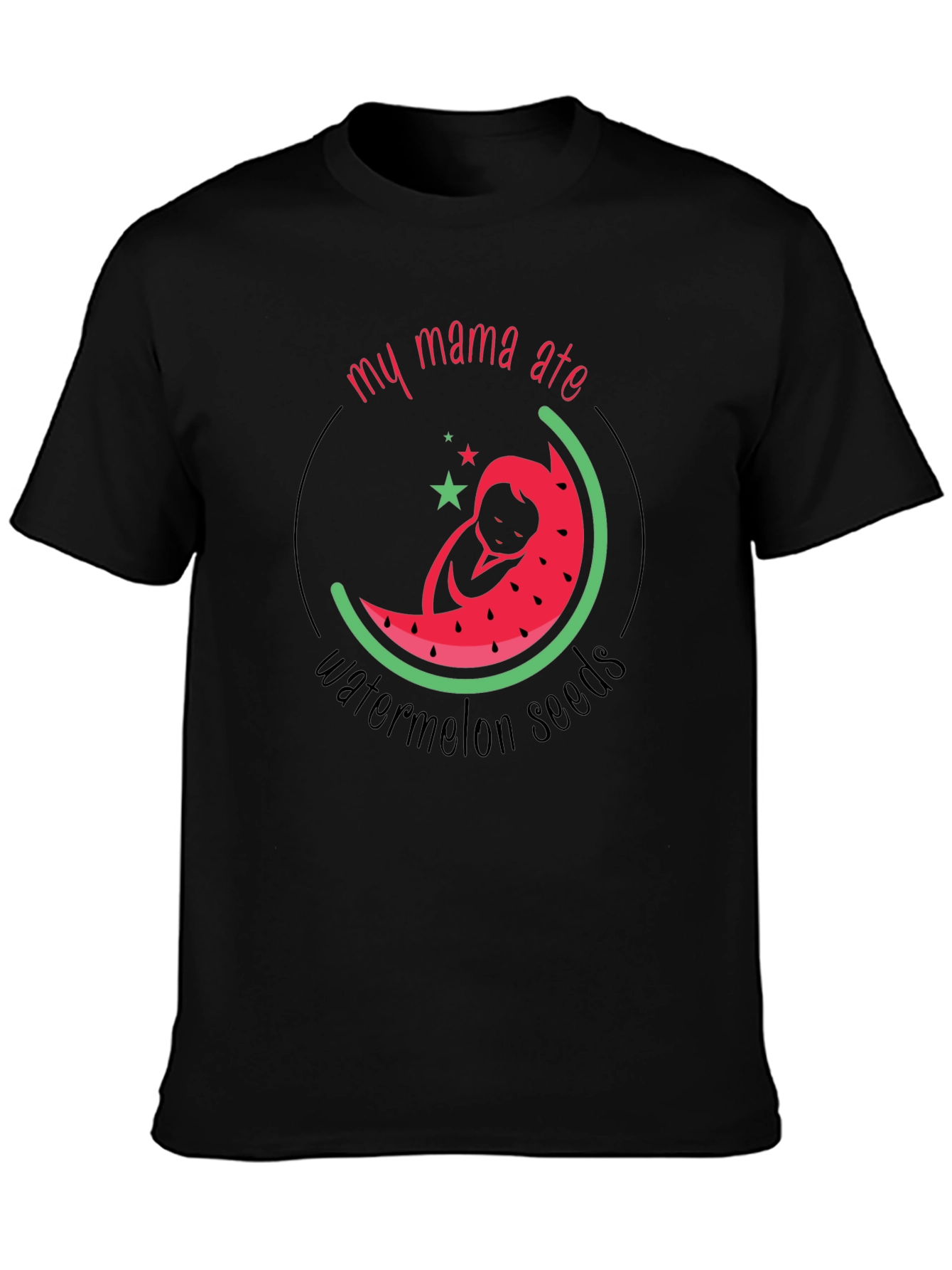 My Mama Ate Watermelon Seeds Pregnancy T-Shirt