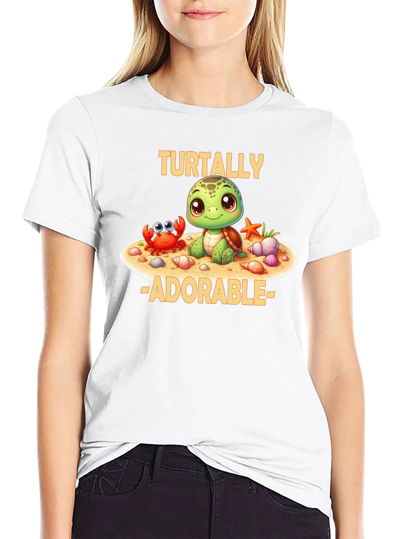 Turtally Adorable Cartoon T-Shirt