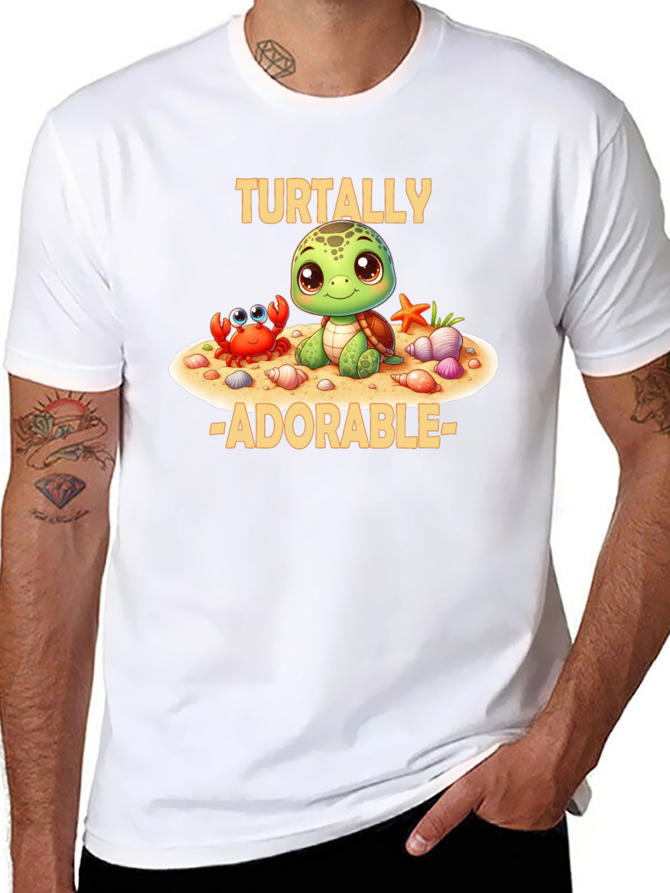Turtally Adorable Cartoon T-Shirt