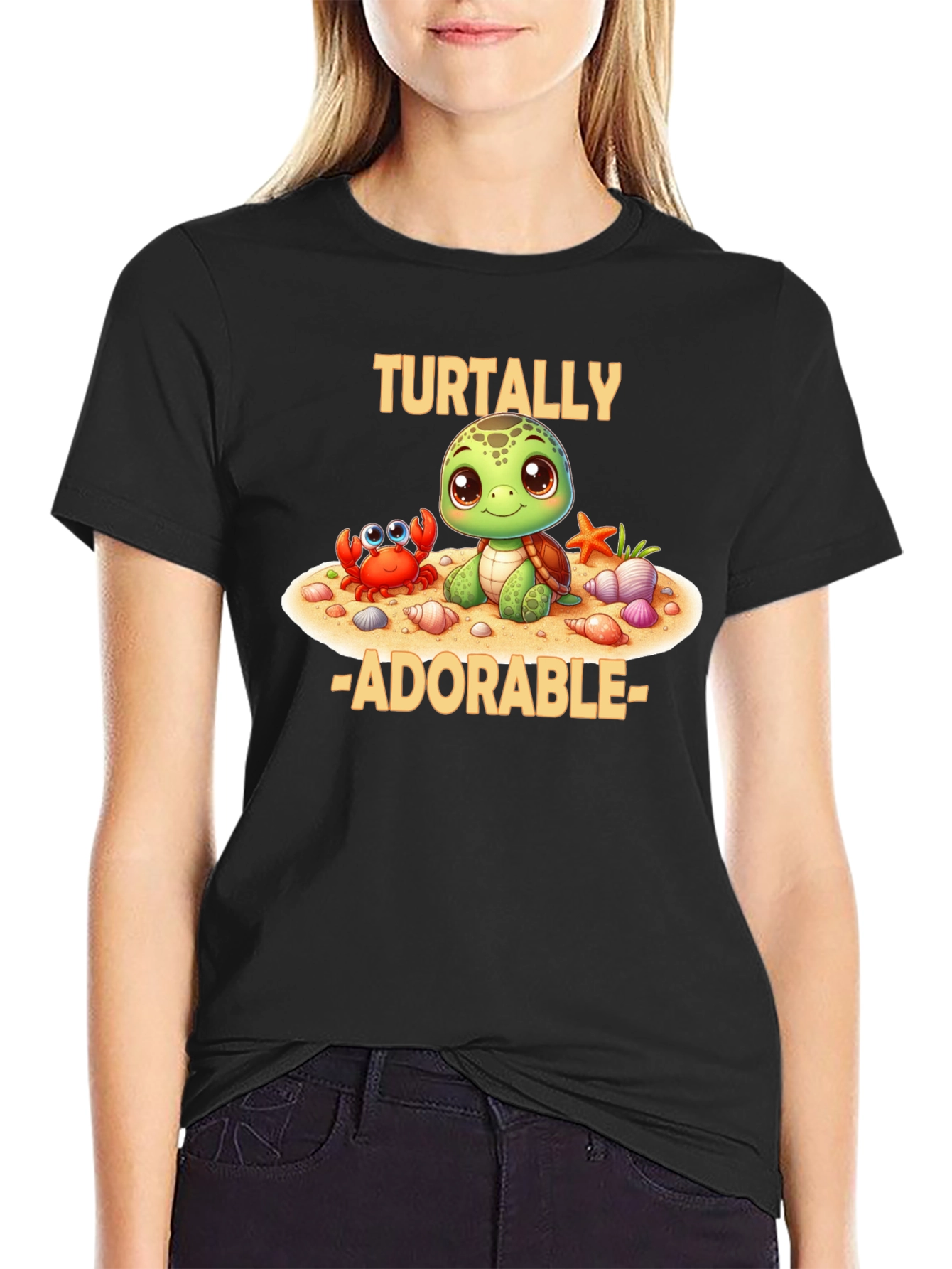 Turtally Adorable Cartoon T-Shirt