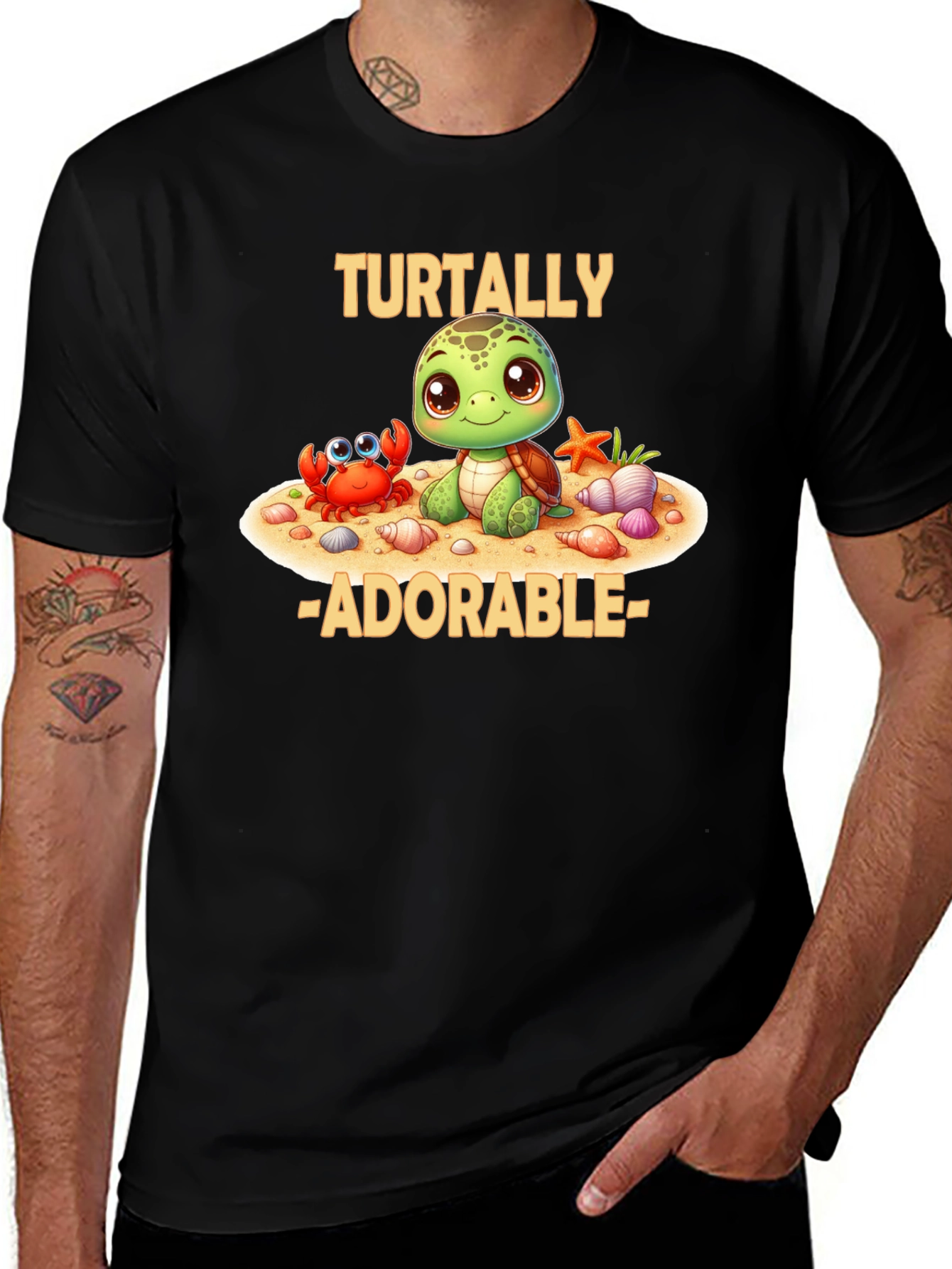 Turtally Adorable Cartoon T-Shirt