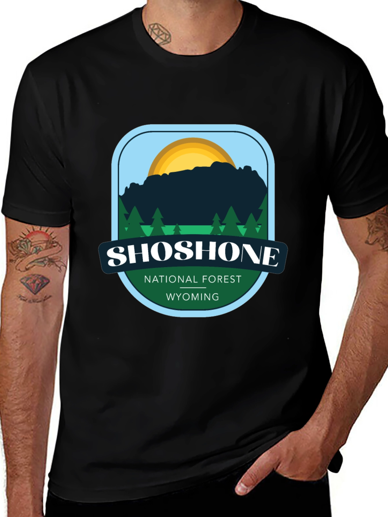 Shoshone National Forest Wyoming T-Shirt