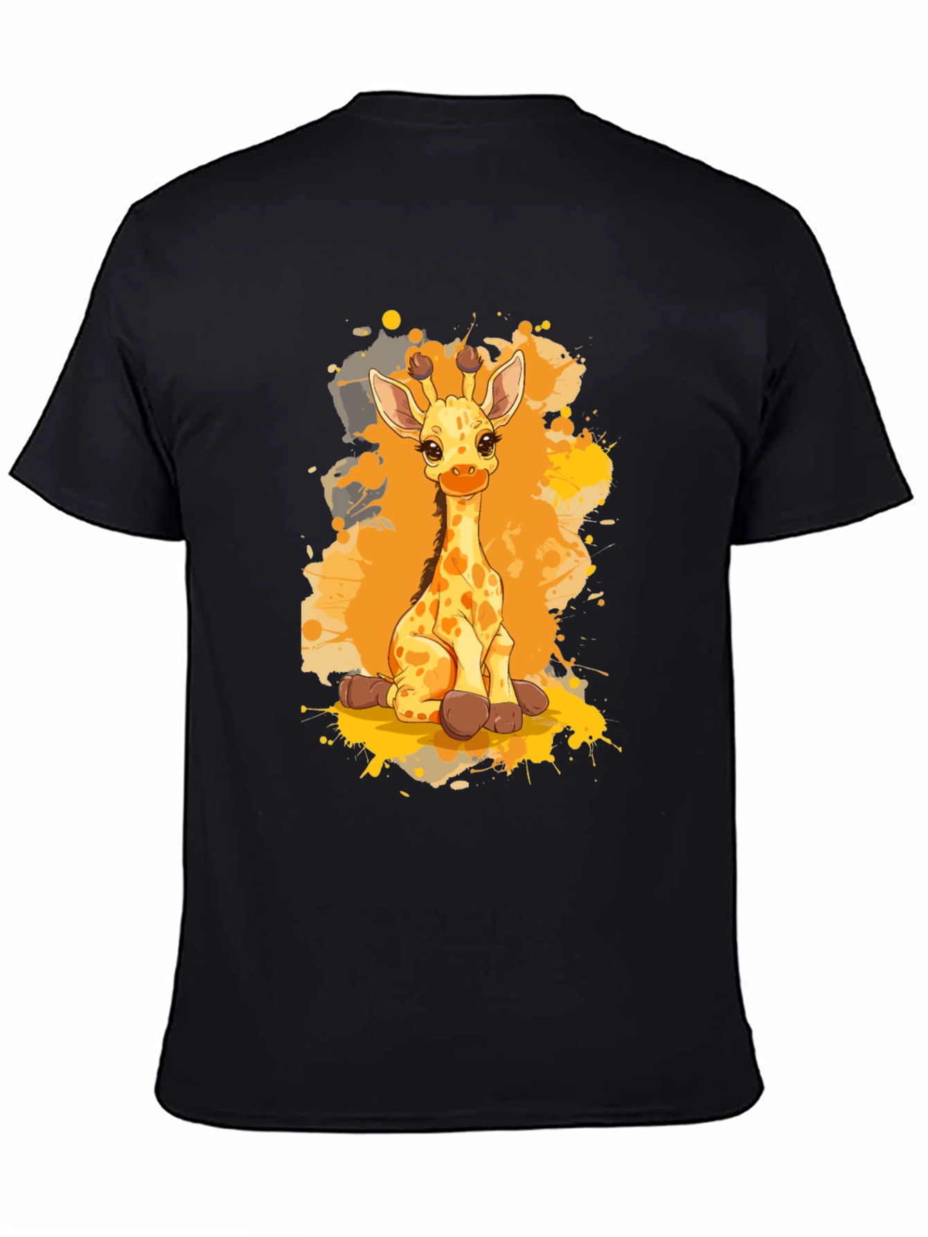 Giraffe T-Shirt - Cute Cartoon Animal Design