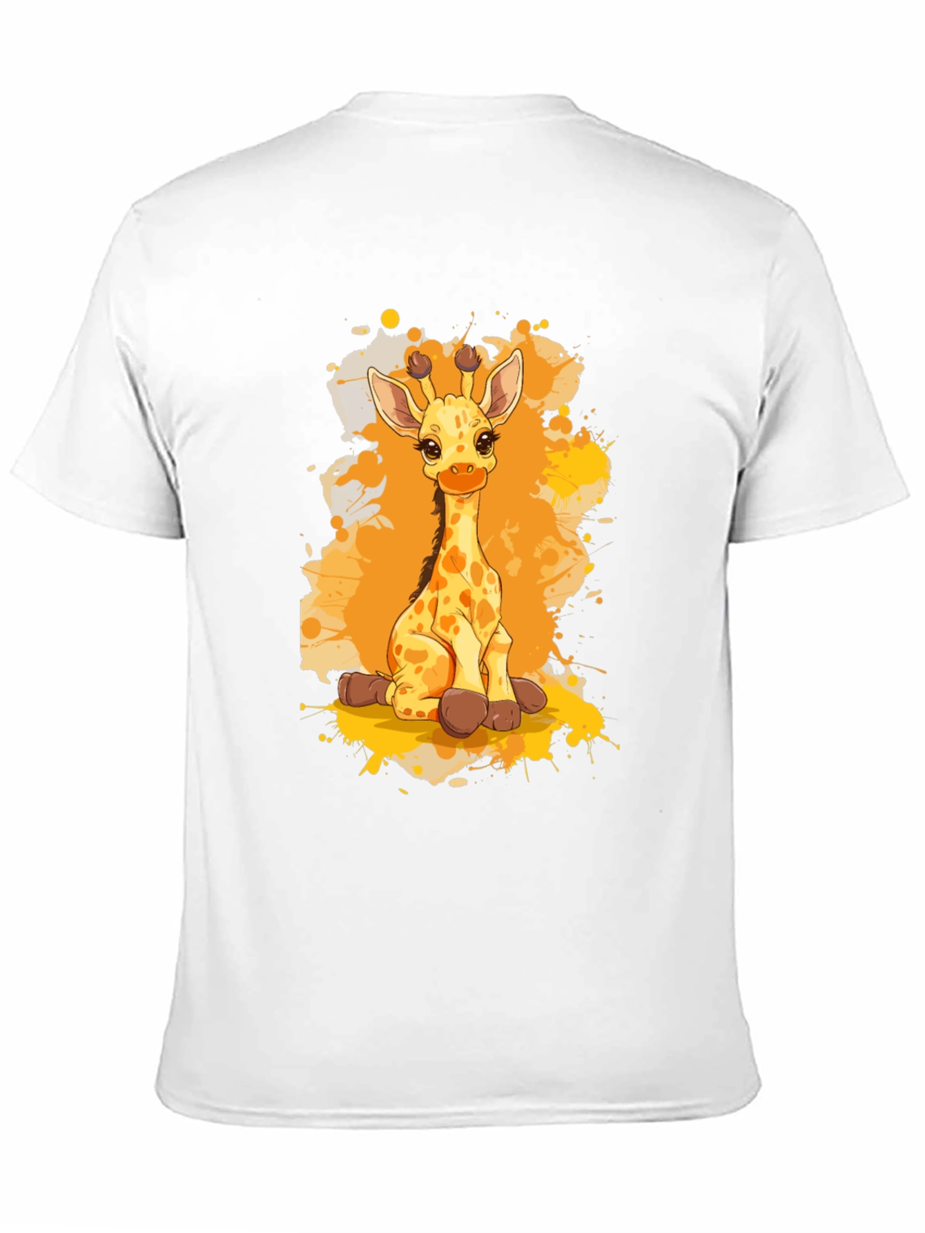 Giraffe T-Shirt - Cute Cartoon Animal Design