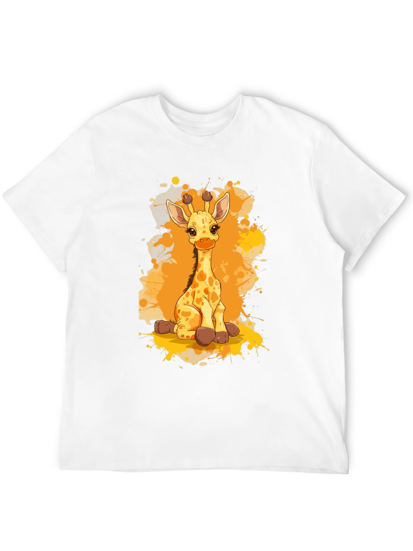 Giraffe T-Shirt - Cute Cartoon Animal Design