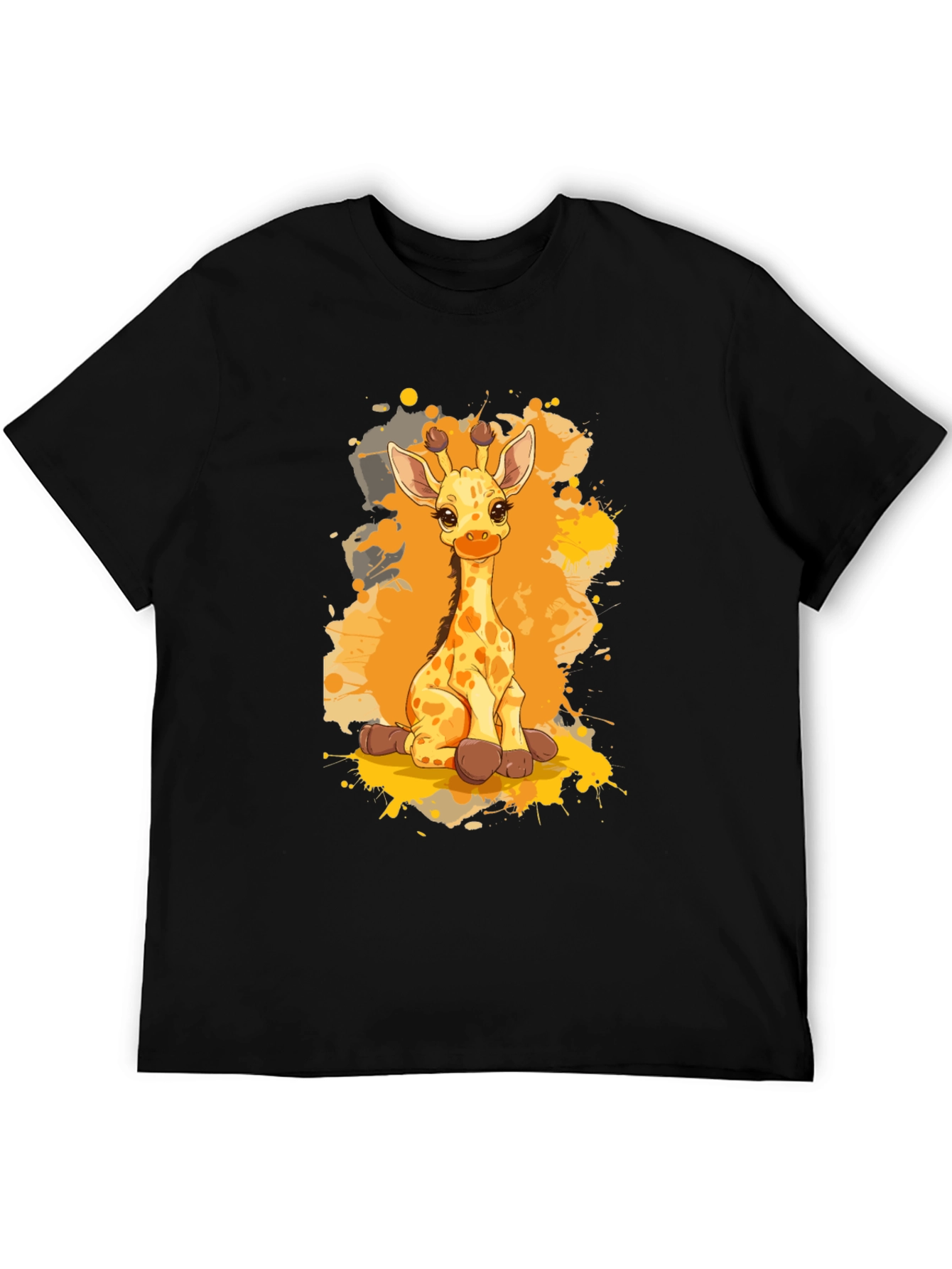 Giraffe T-Shirt - Cute Cartoon Animal Design