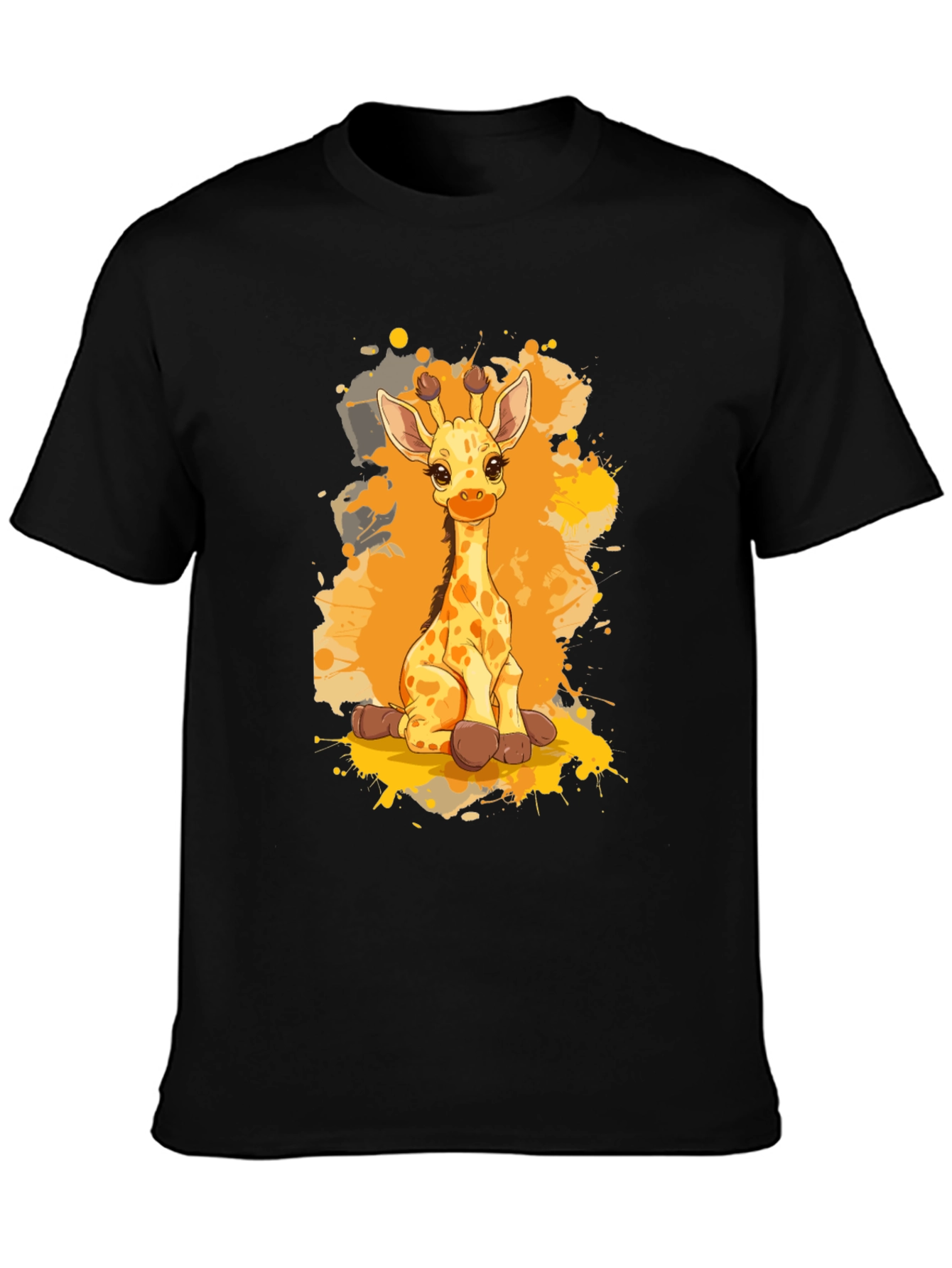 Giraffe T-Shirt - Cute Cartoon Animal Design